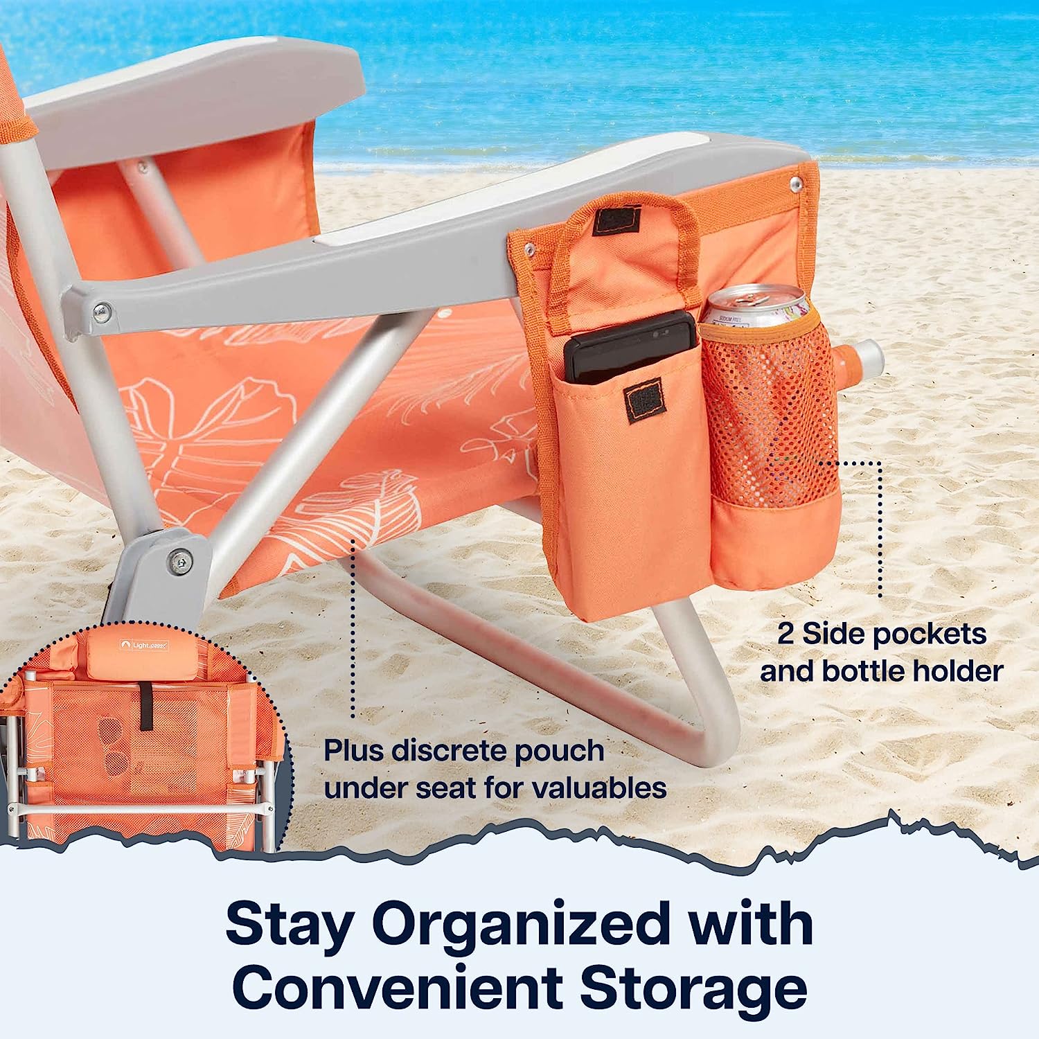 ECO Ultimate Backpack Beach Chair, Portable Seating