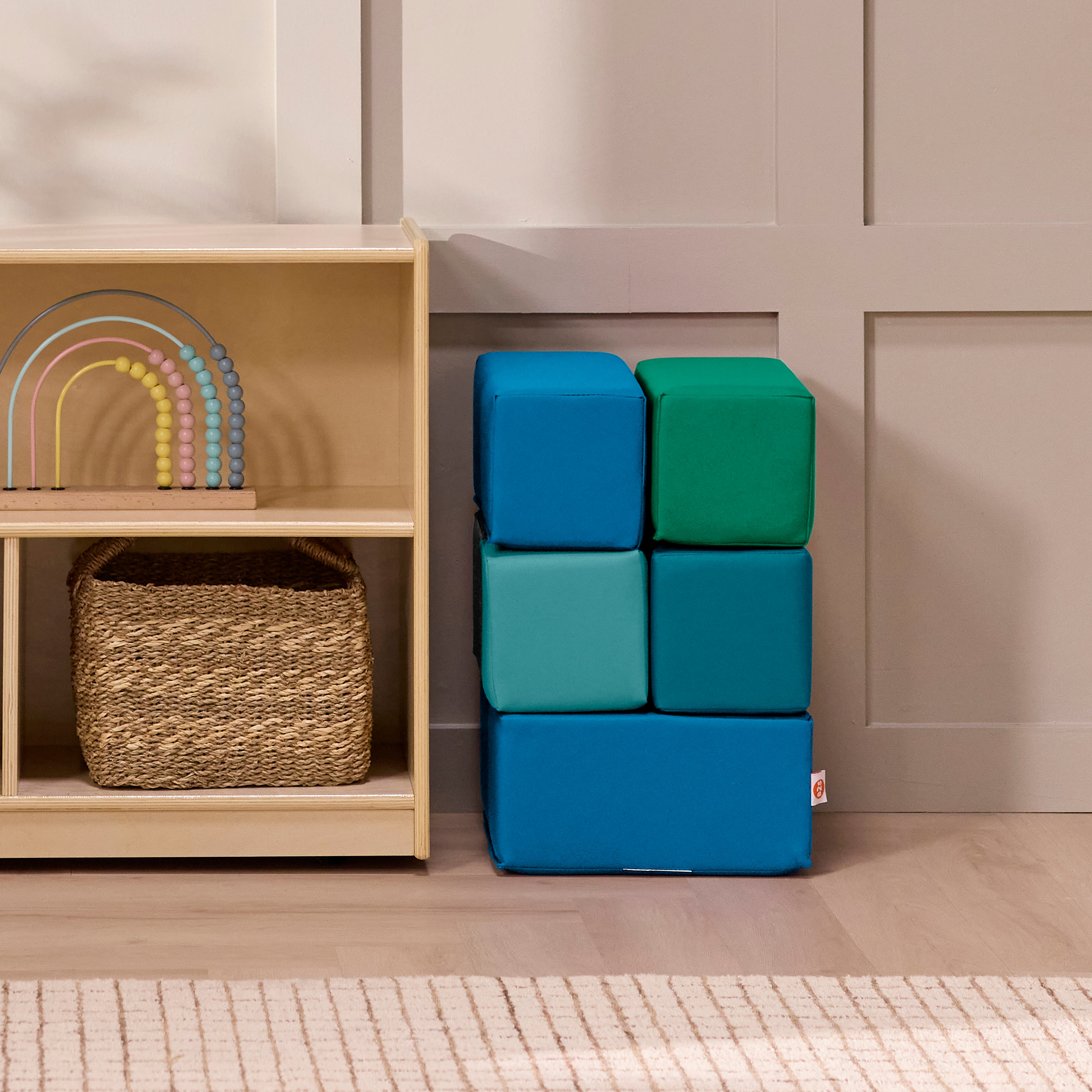 EarlyBuilder Foam Stacking Block Set, Small, 7-Piece