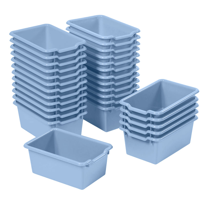 Scoop Front Storage Bins, Multipurpose Organization, 30-Pack