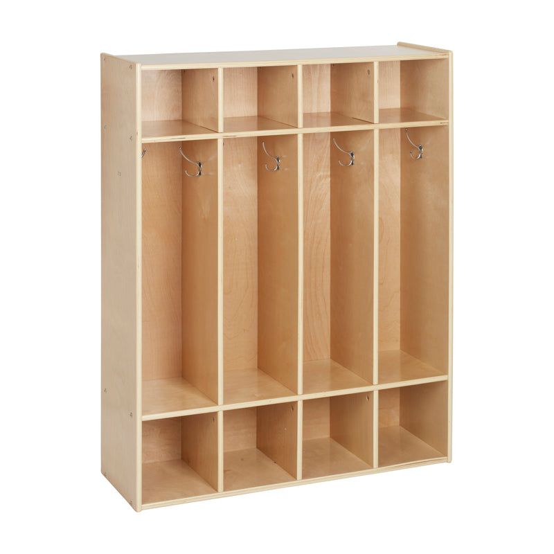 Streamline 4-Section Coat Locker, Classroom Furniture