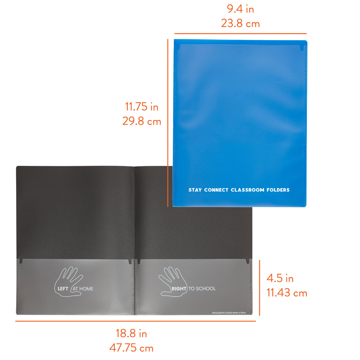 Stay Connect Classroom Folders, 36-Piece