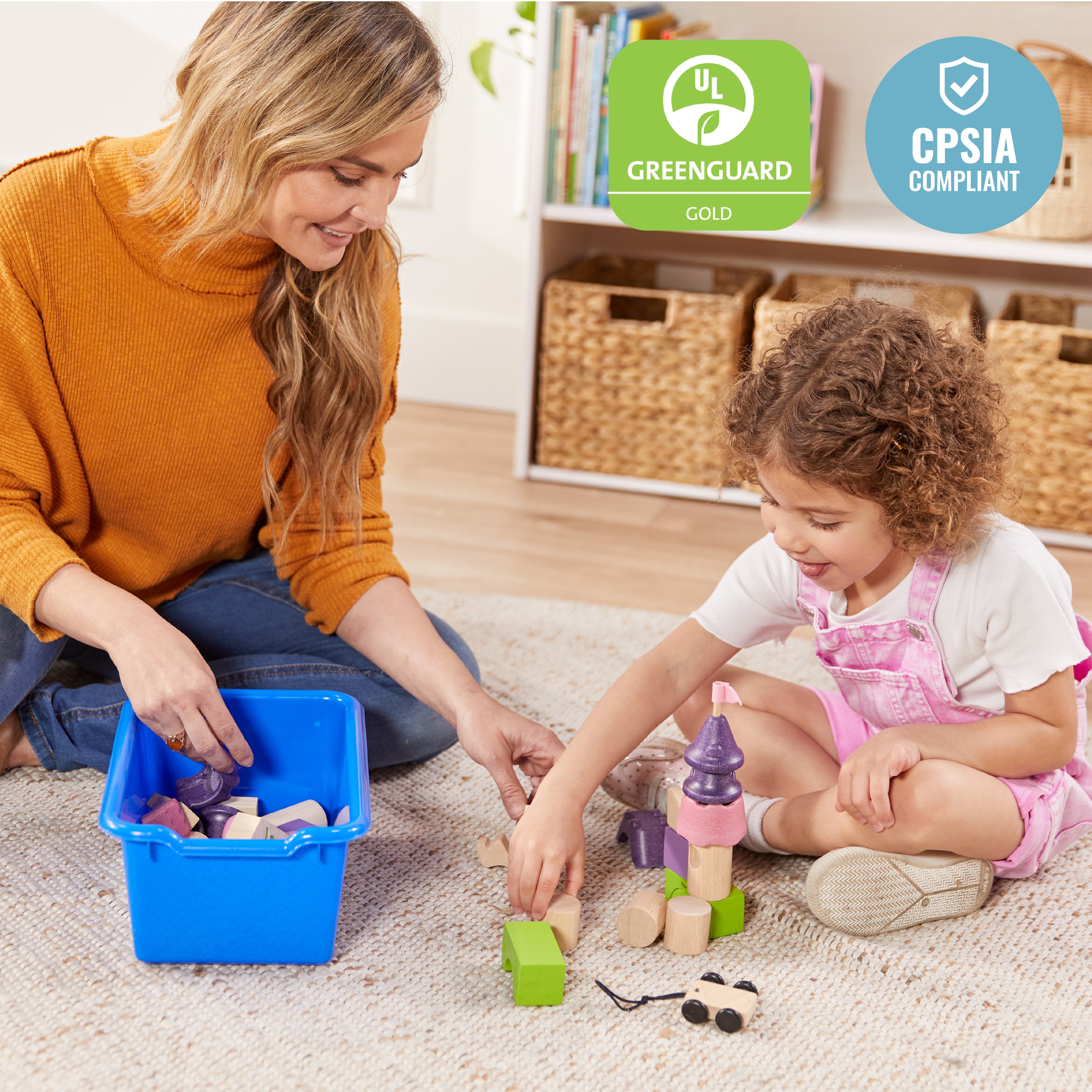 Scoop Front Storage Bins, 25-Piece