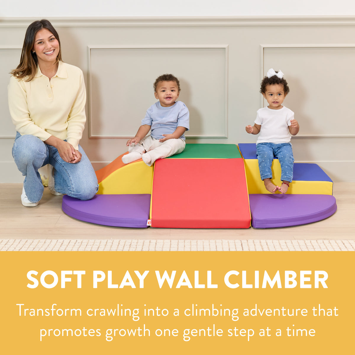 Little Haven Step & Slide Wall Climber, 6-Piece