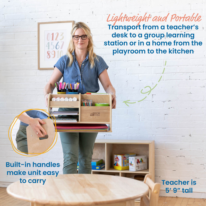 Tabletop Storage Center, Teacher Caddy