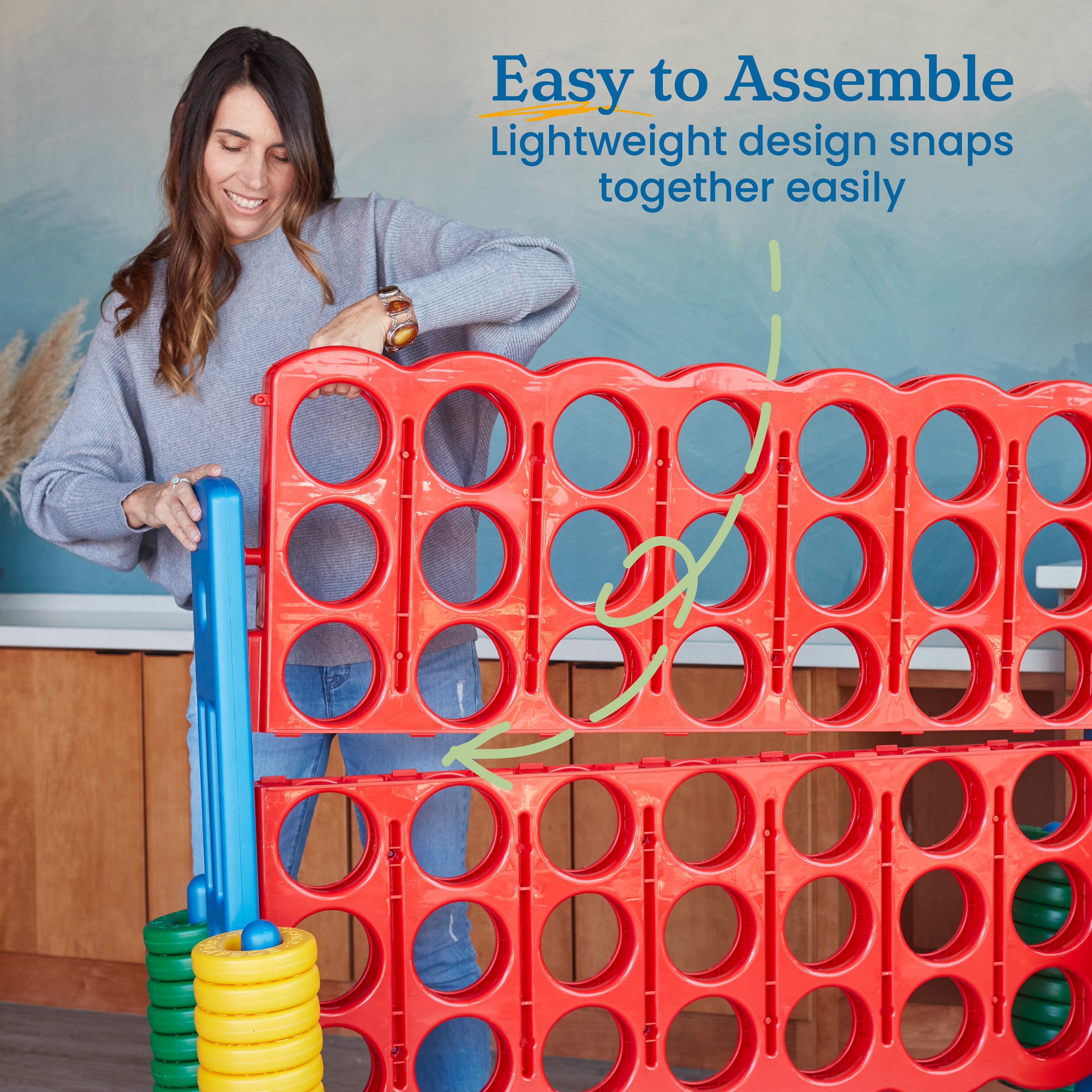 Jumbo 4-To-Score Giant Lawn Game Set