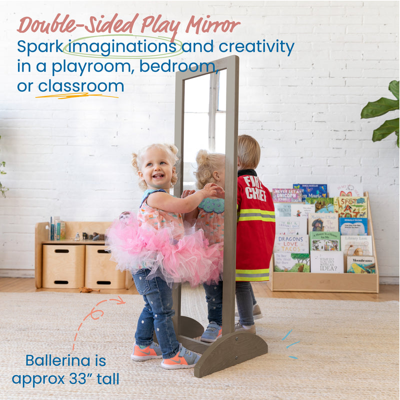 Double-Sided Bi-Directional Mirror, 46in, Kids Furniture