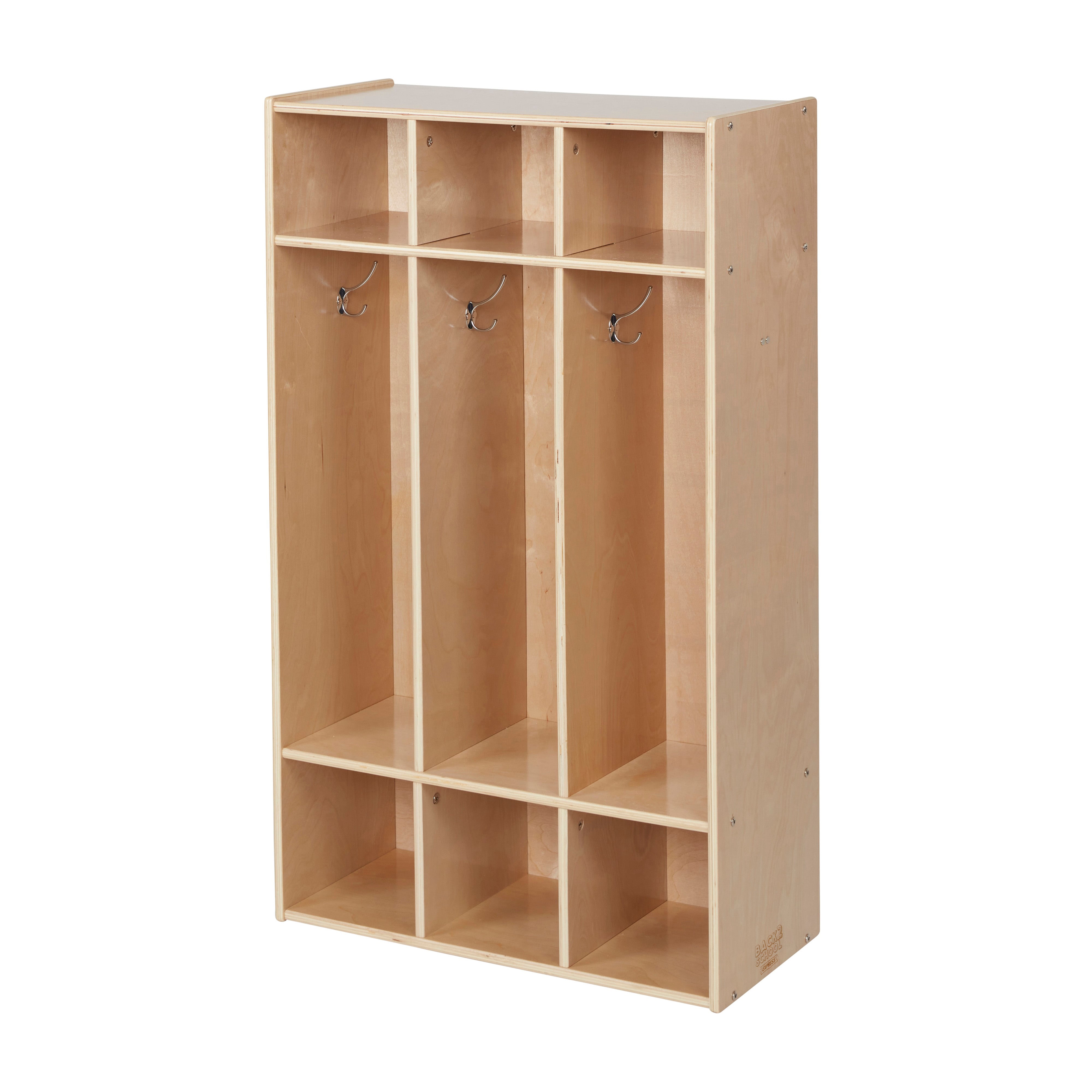 Sleekline 3-Section Storage Coat Locker