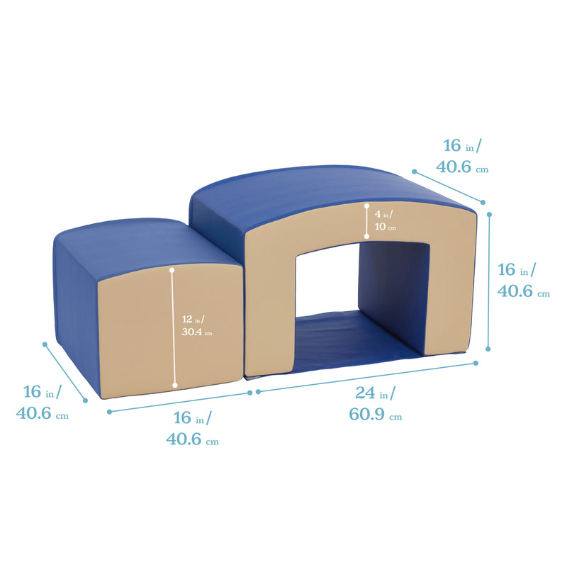 Junior Mix n' Match Tunnel and Bump, Beginner Playset, 2-Pack