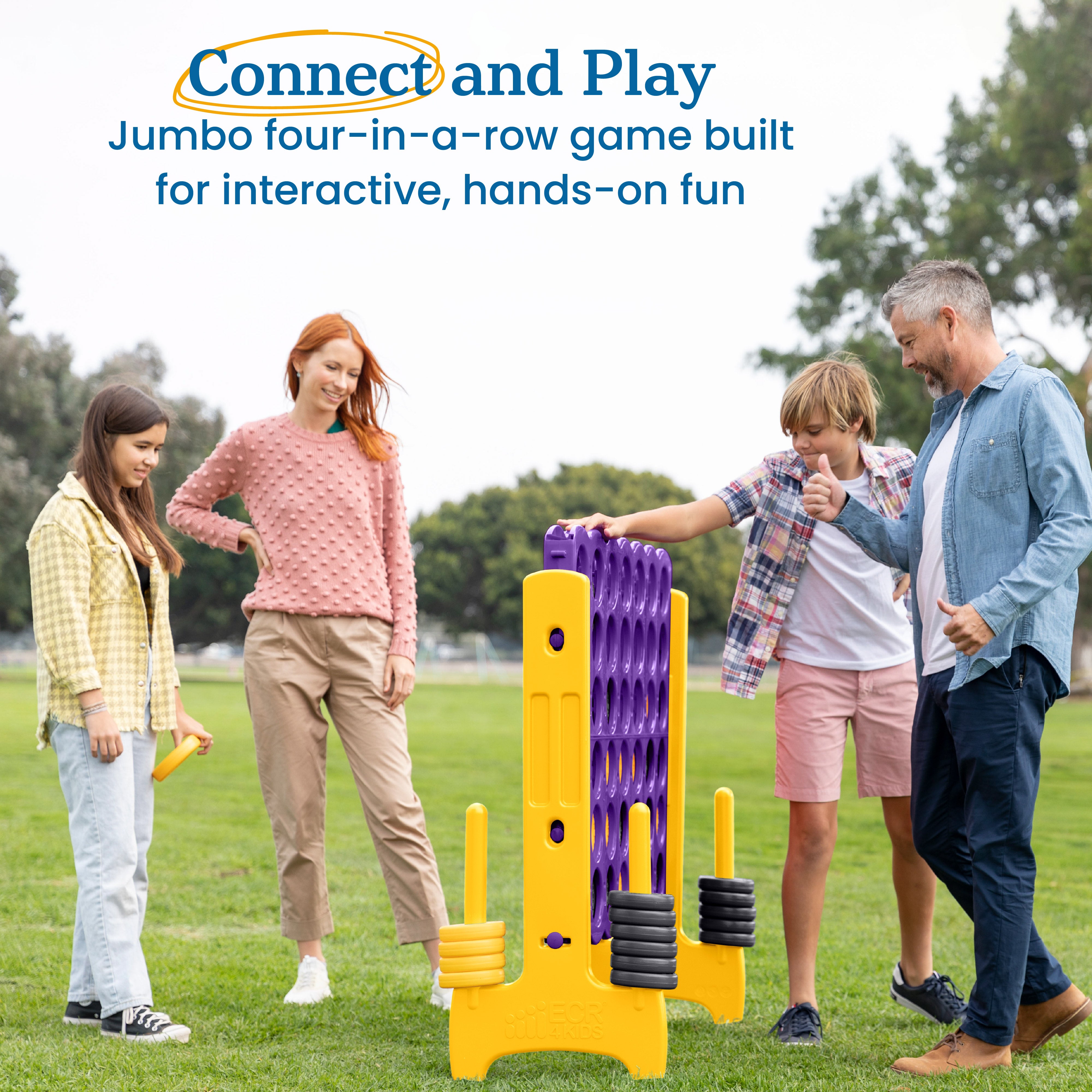 Jumbo 4-To-Score Giant Lawn Game Set