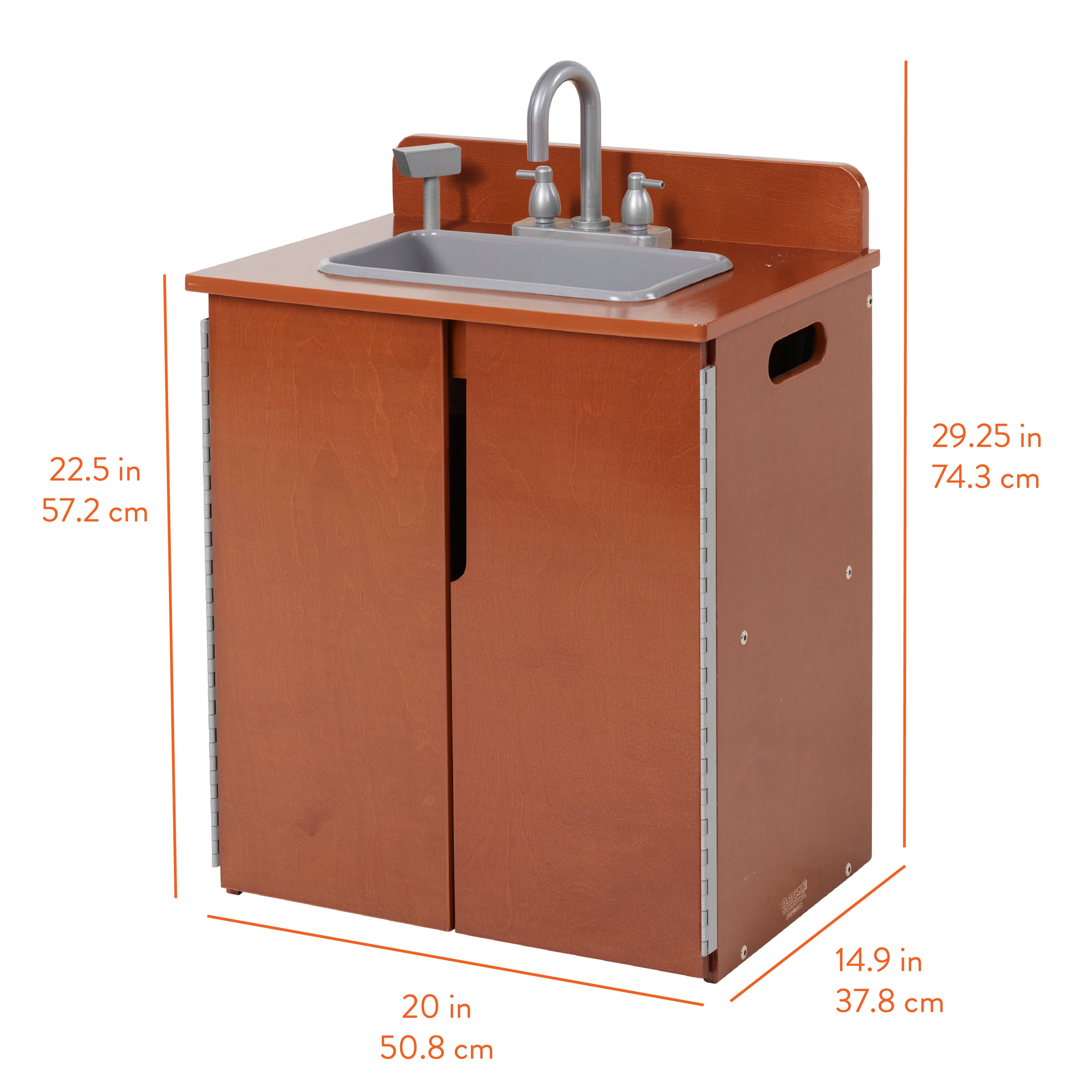 Chef's Station Kids Pretend Play Kitchen Sink