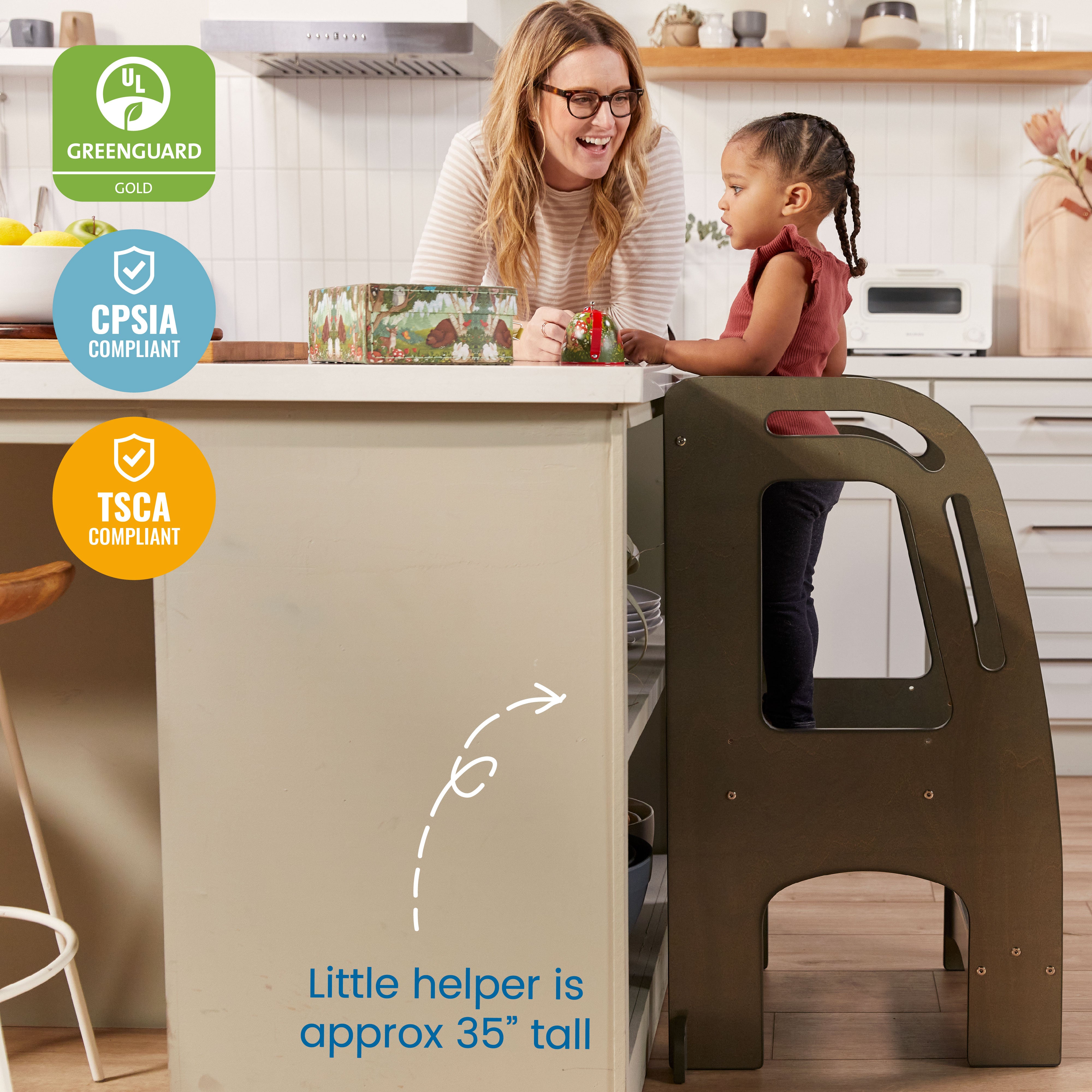 Chef's Helper Kitchen Tower, Step Stool