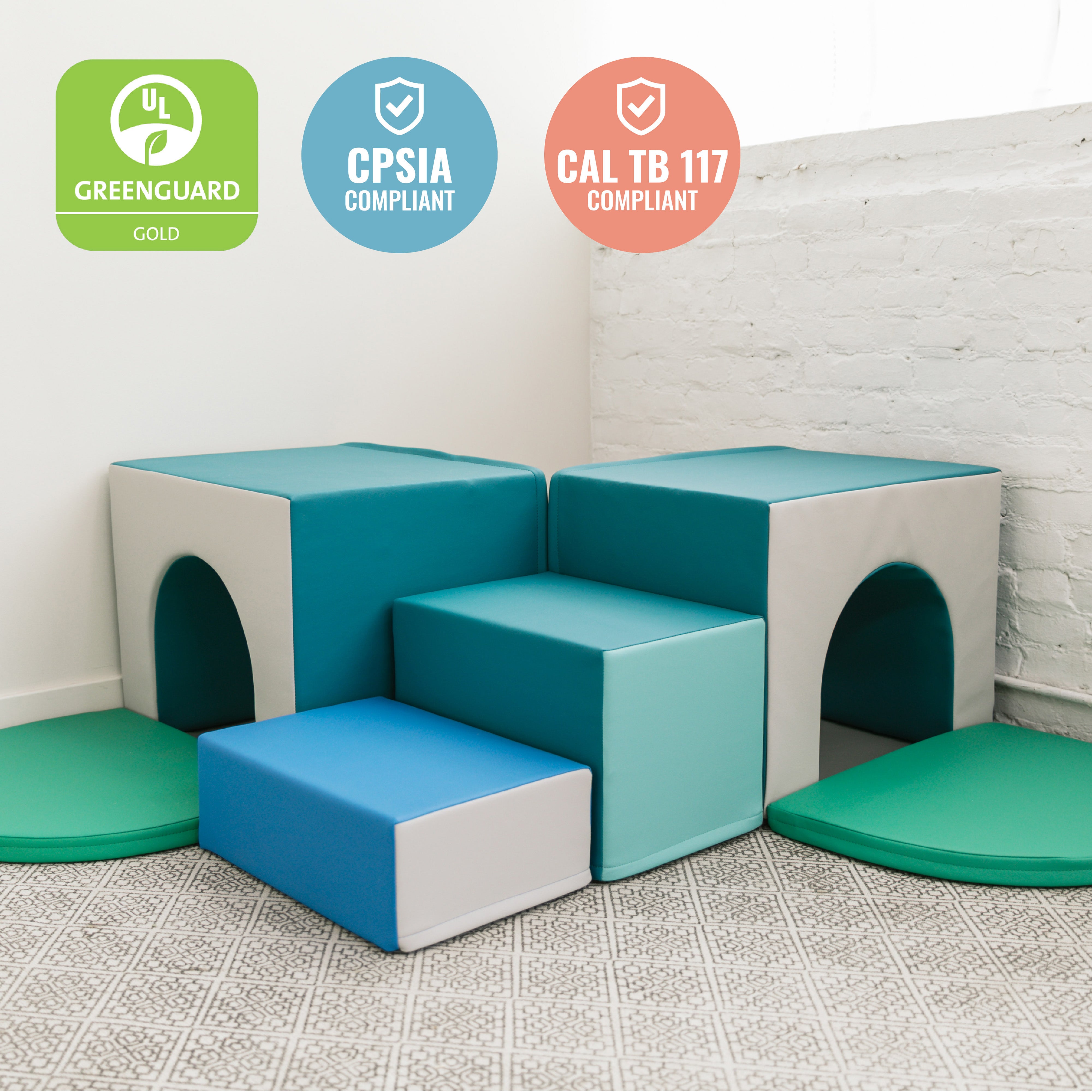 Tunnel Maze Corner Climber, 7-Piece