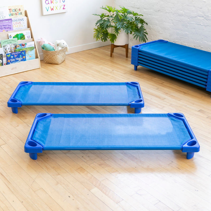 Streamline Children's Naptime Cot, Standard Size, Ready-to-Assemble, 6-Pack