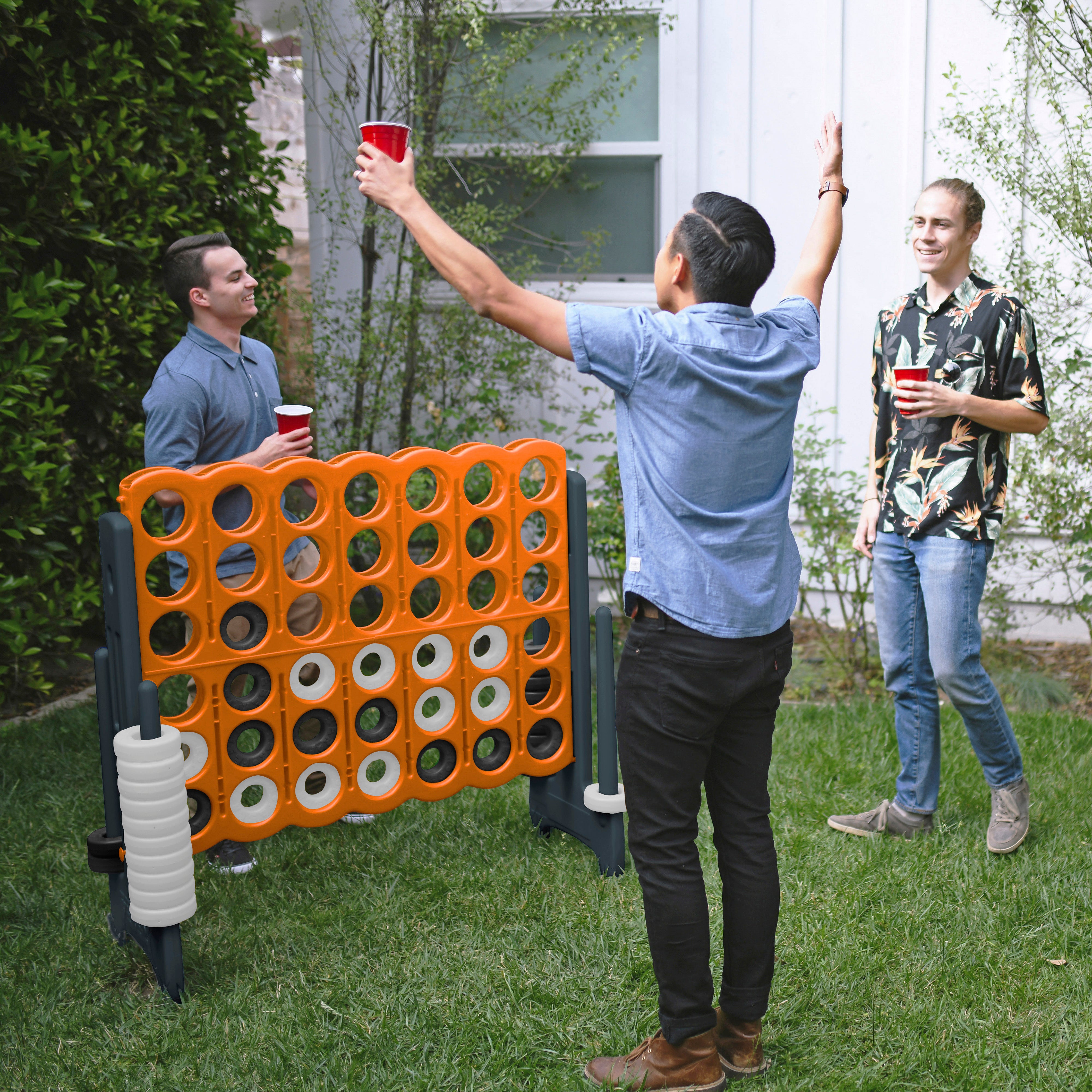 Jumbo 4-To-Score Giant Lawn Game Set