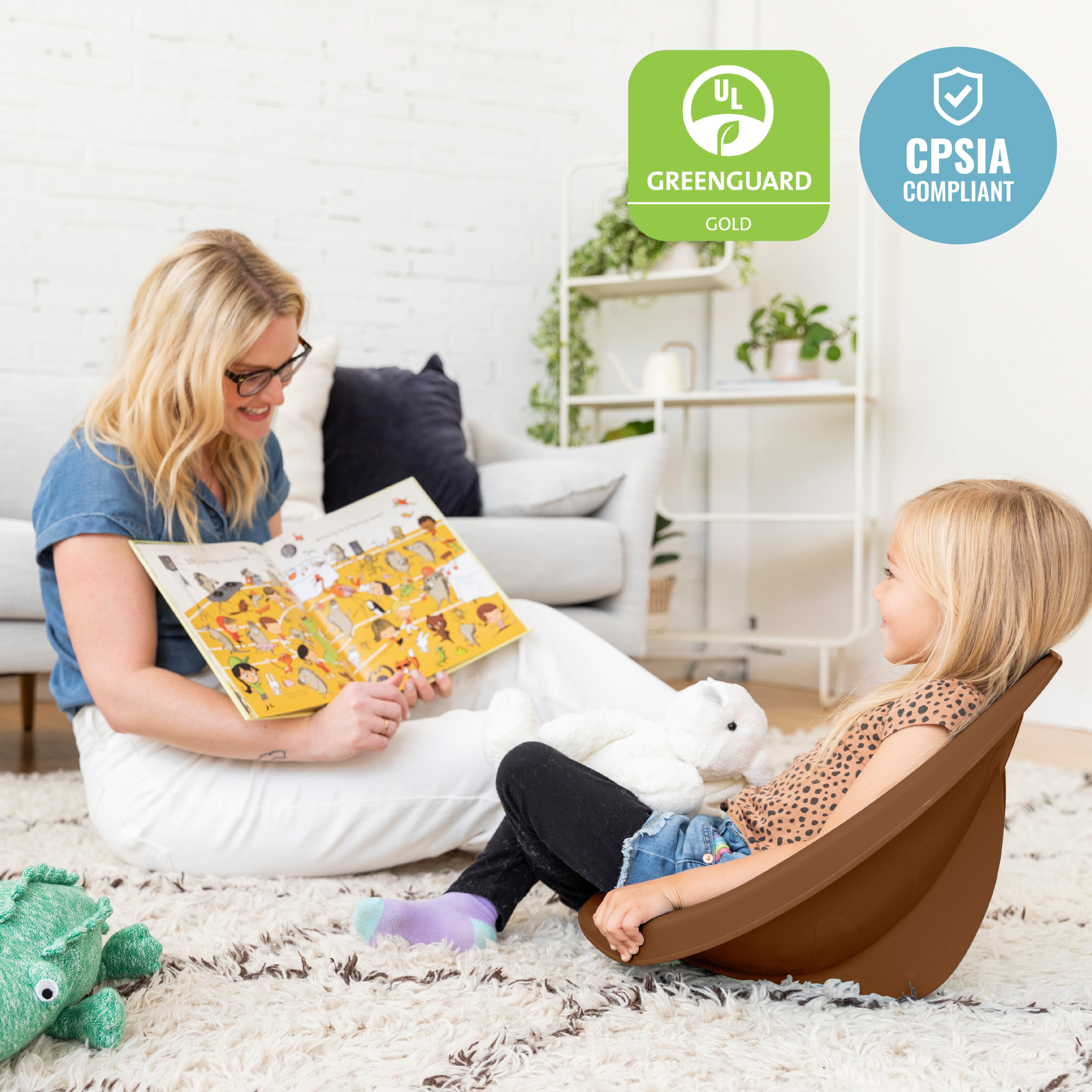 Leaf Floor Seat, Rocker Chair, 6-Piece