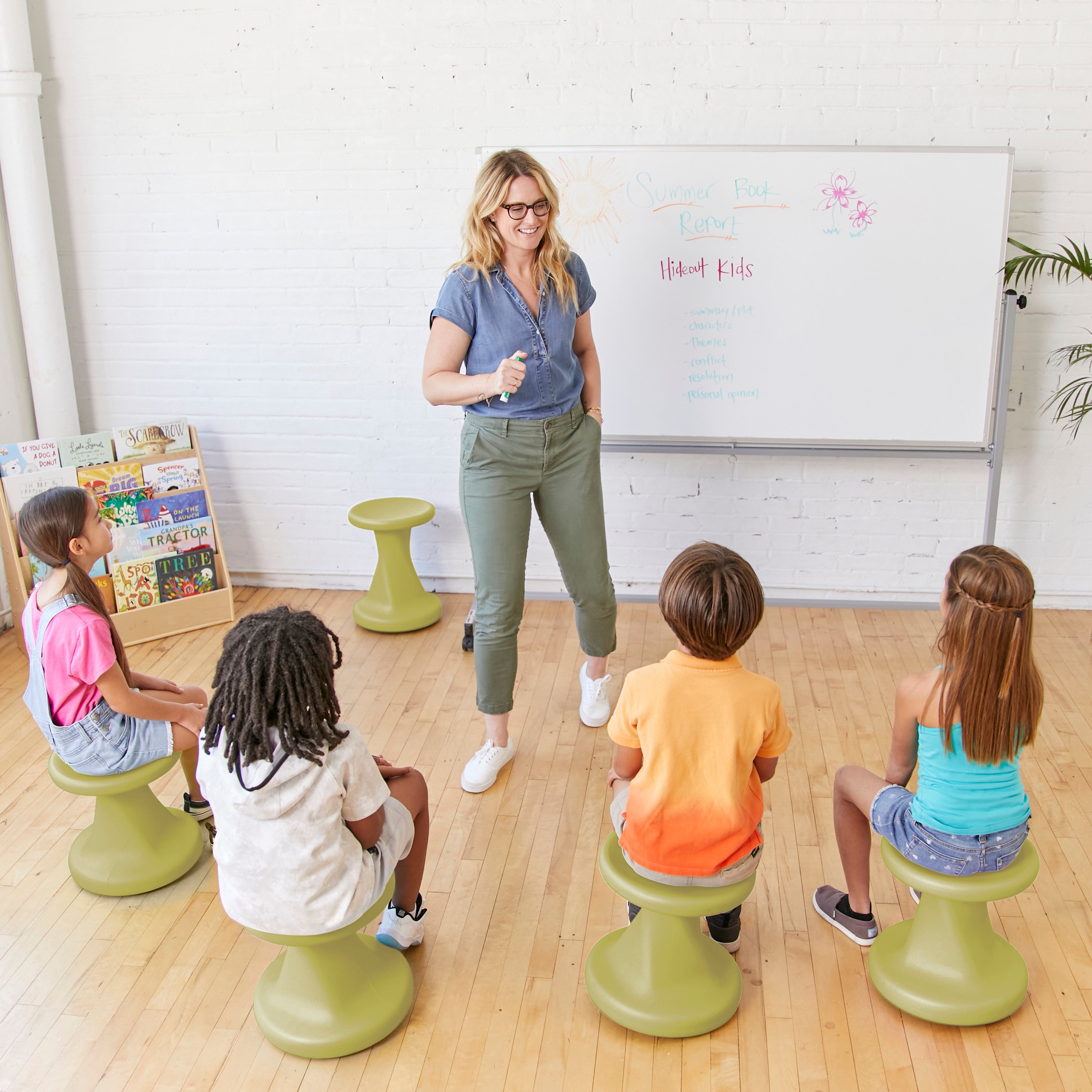 Twist Wobble Stool, 14in Seat Height, Active Seating