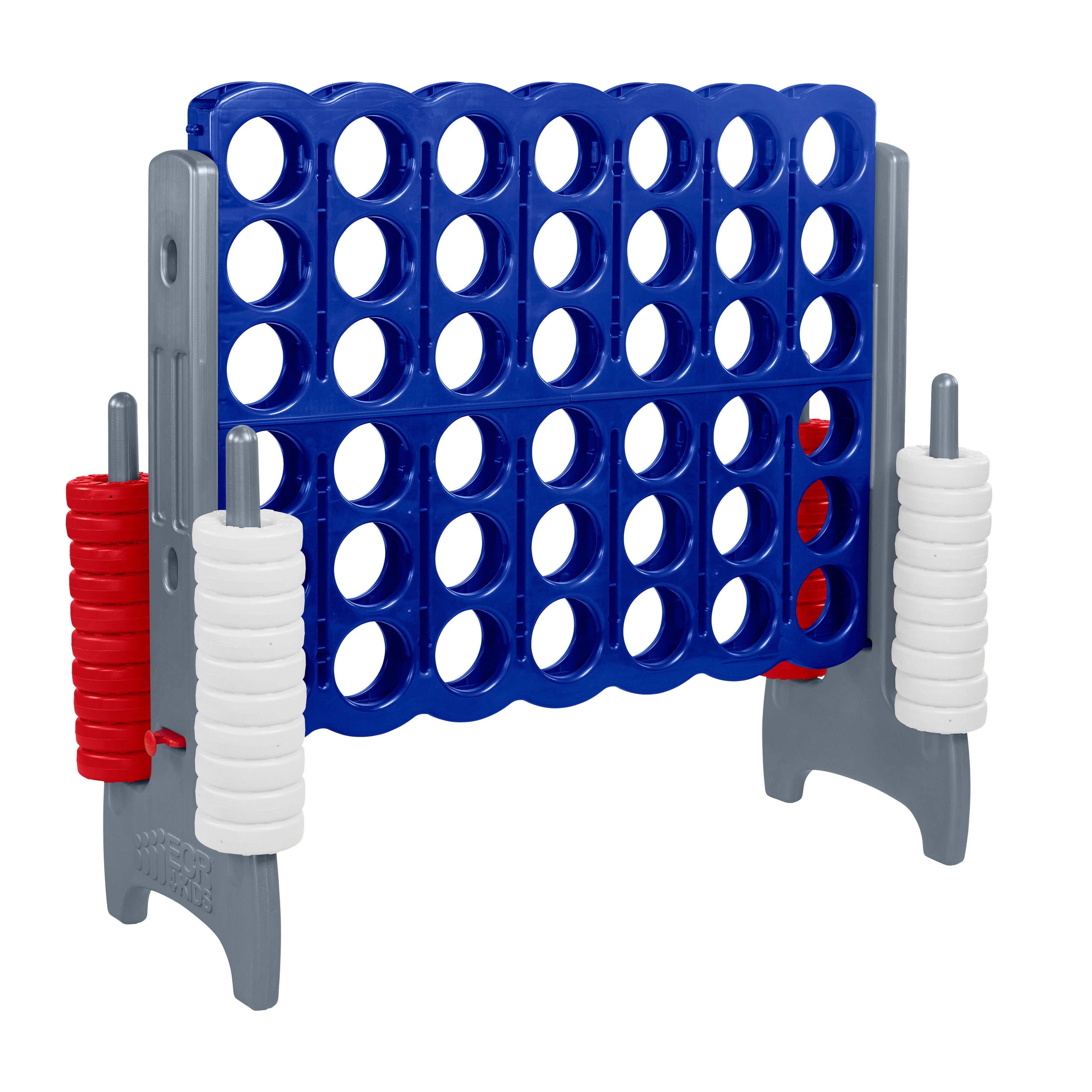 Jumbo 4-To-Score Giant Game with 42 Rings and Reset Sliders