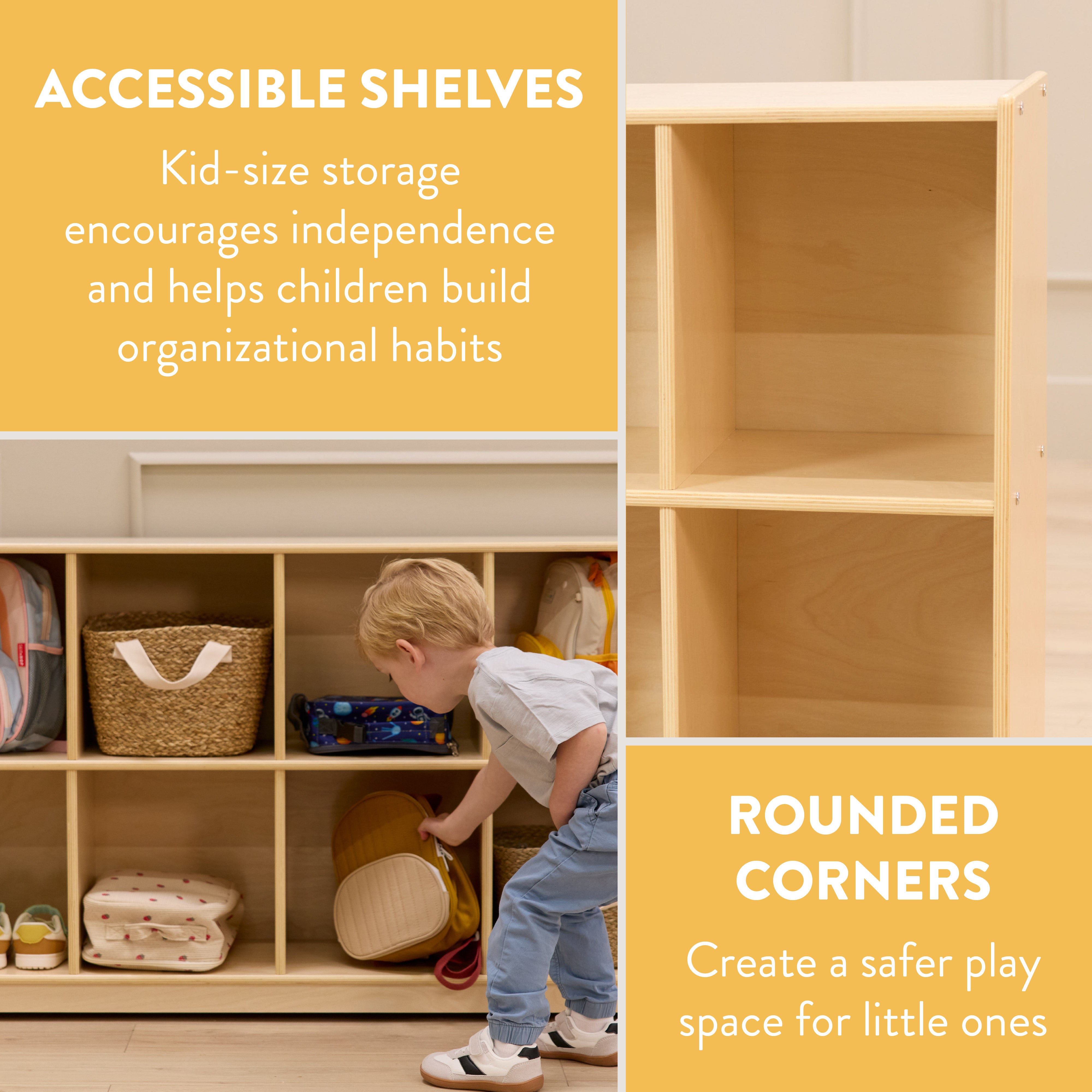 8-Compartment Mobile Storage Cabinet
