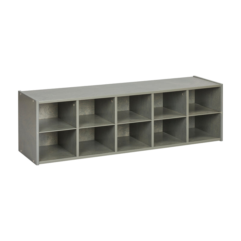 Streamline 10 Cubby Tray Storage Cabinet, 2x5, Classroom Furniture