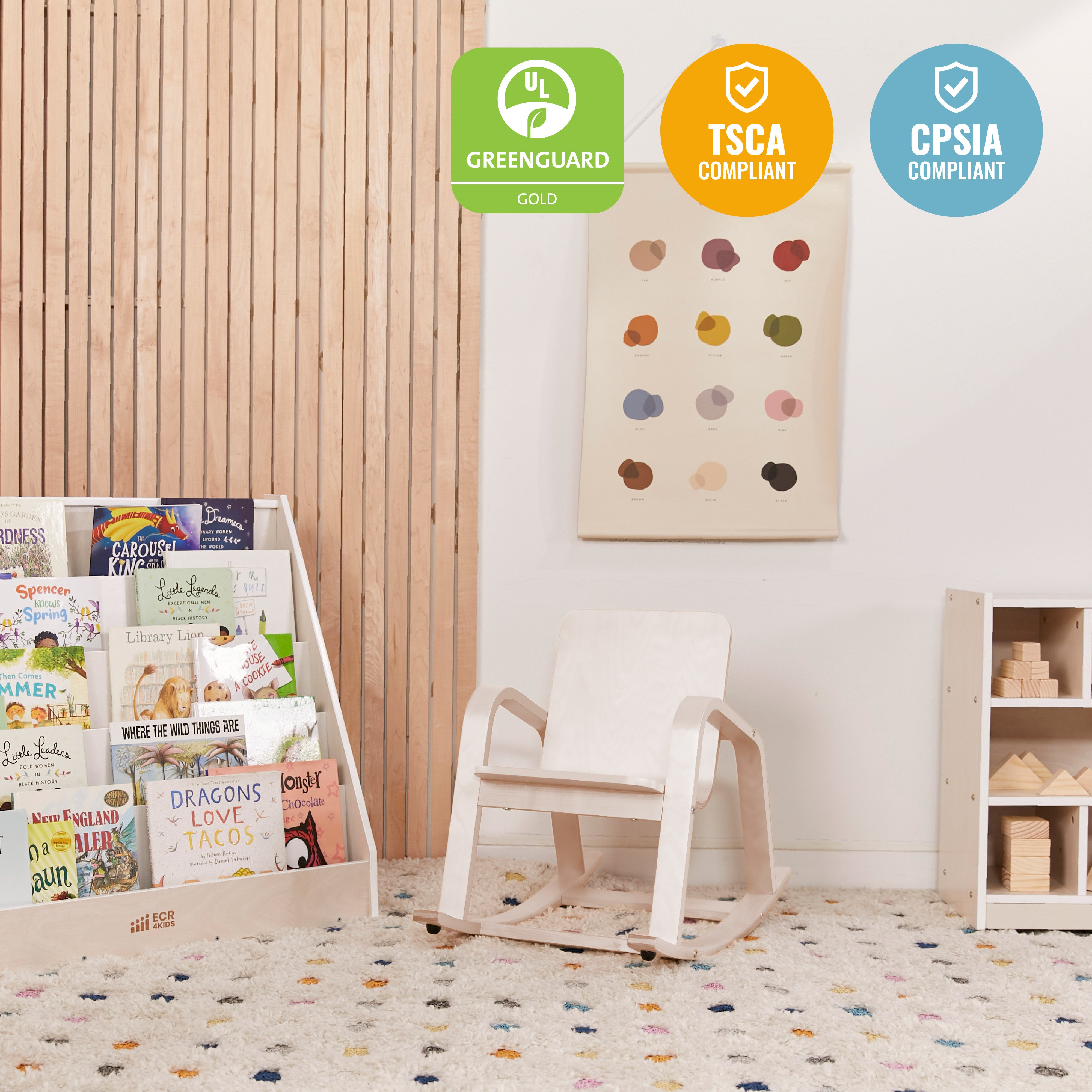 Bentwood Rocking Chair, Kids Furniture