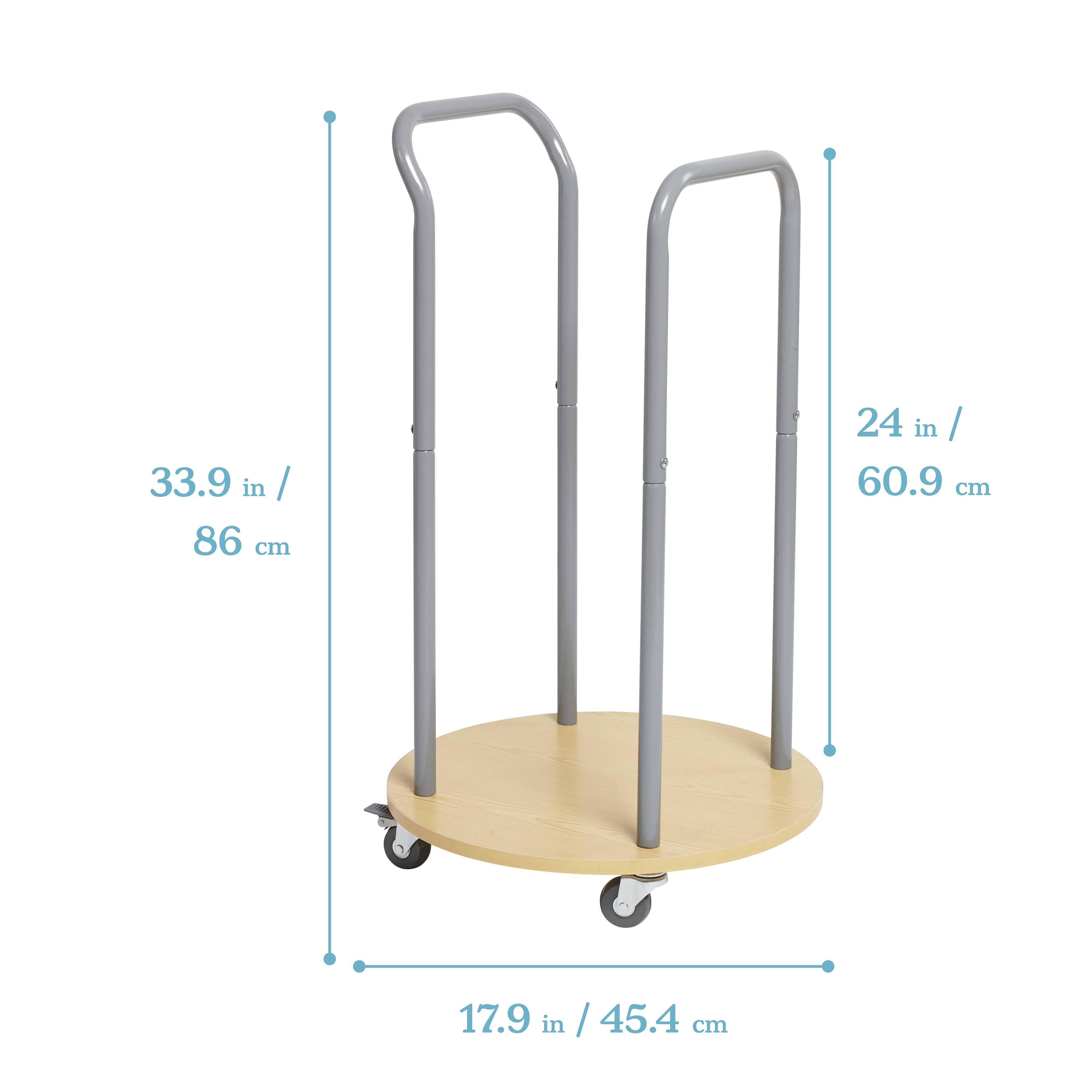 Mobile Cushion Cart and SoftZone Square Floor Cushions