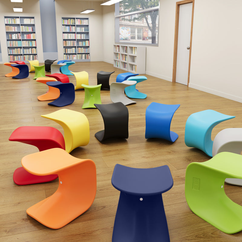 Wave Seat, Active Learning Chair, Flexible Seating, 18in - 19.6in Seat Height