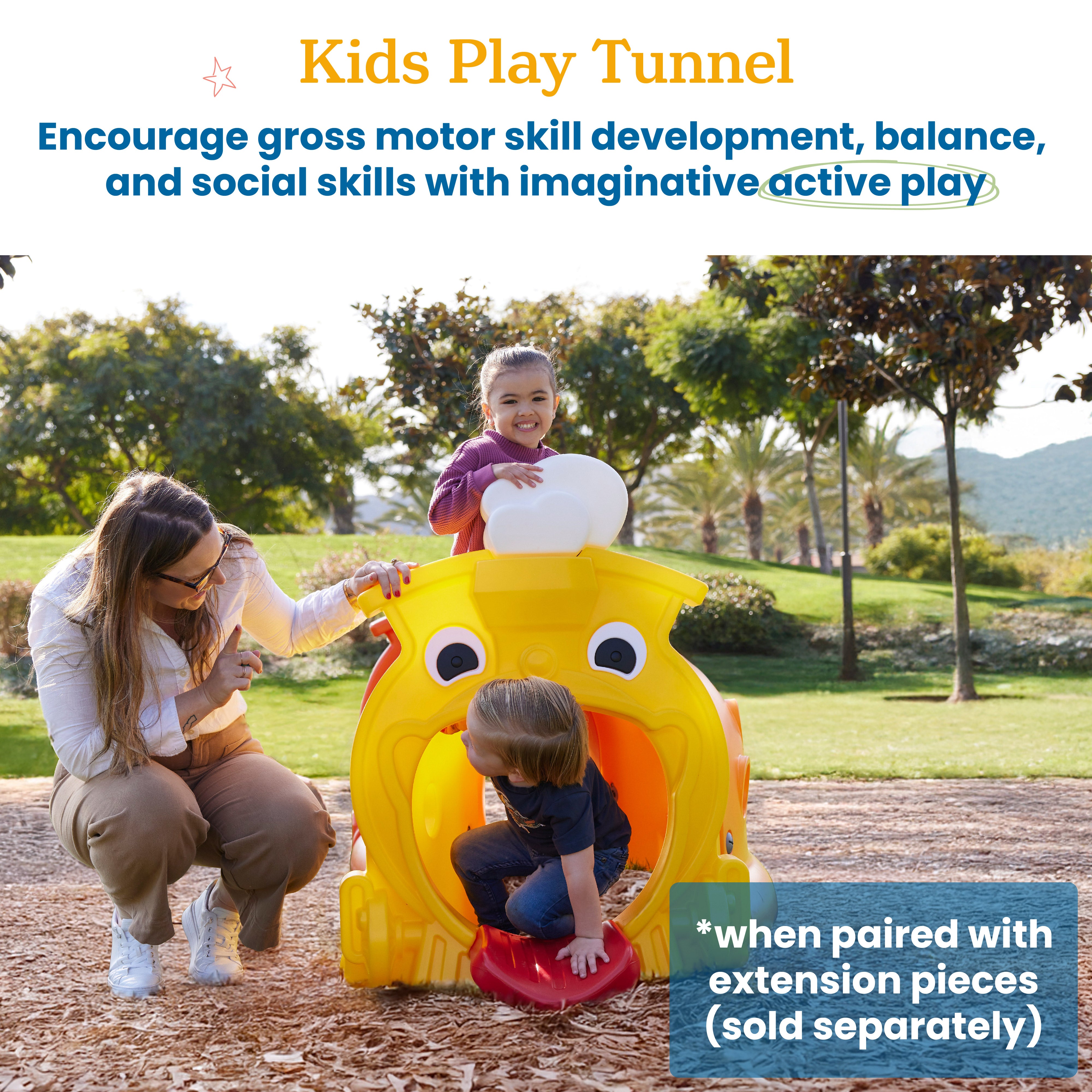 Toby Climb-N-Crawl Train, Head and Caboose