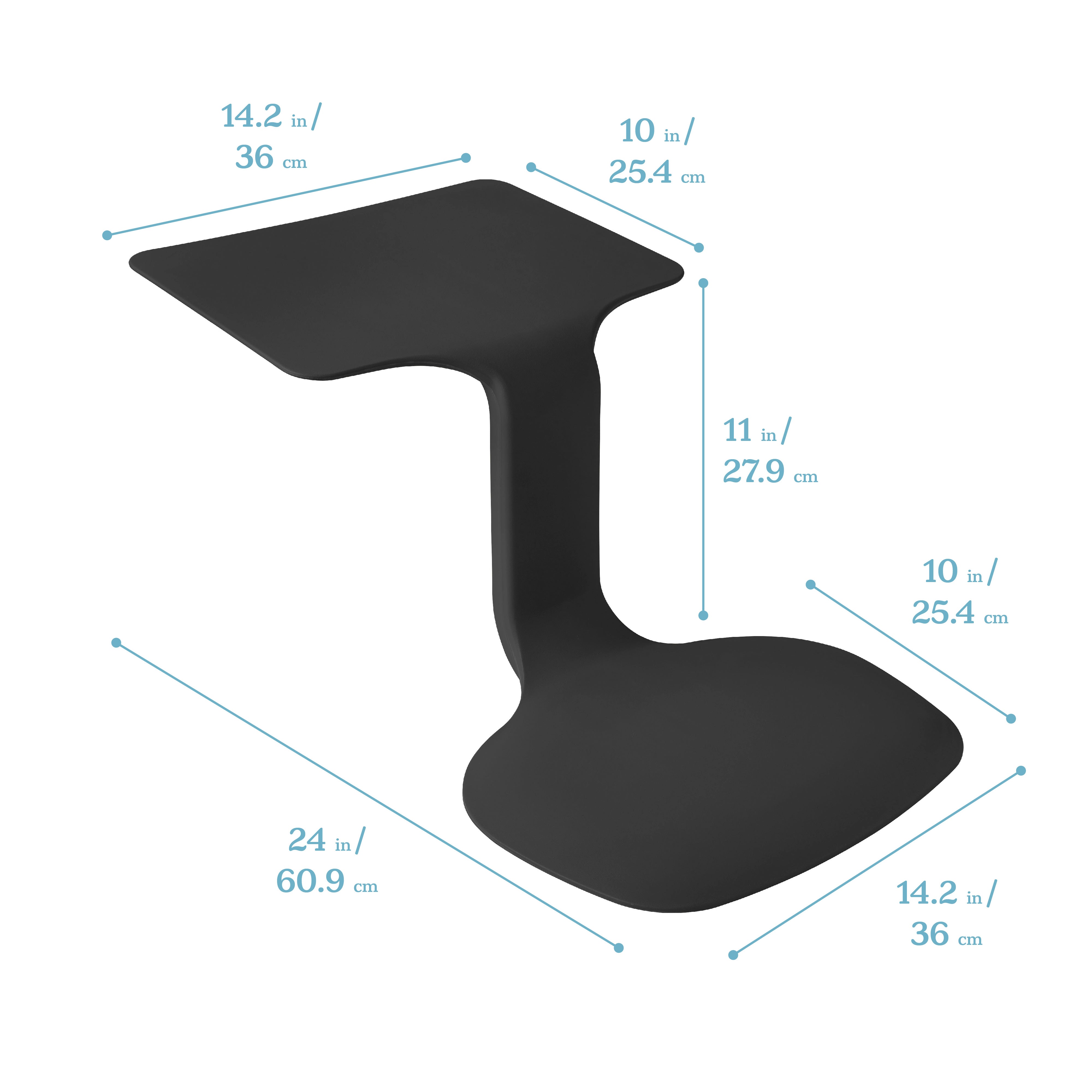 The Surf Portable Lap Desk, Flexible Seating