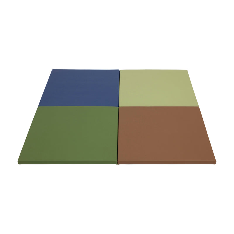 Play Patch Activity Mat Squares, Modular Playmat, 4-Pack