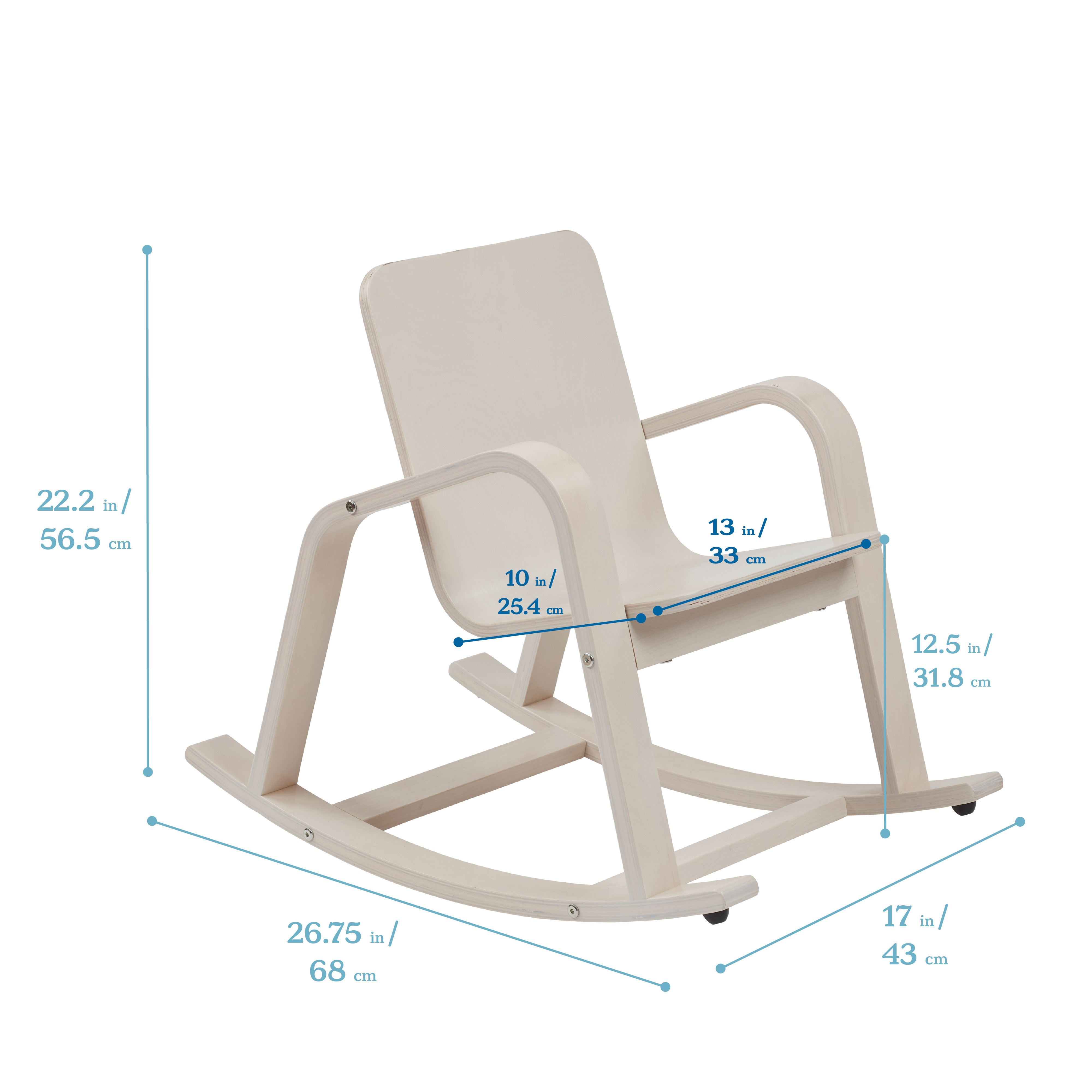 Bentwood Rocking Chair, Kids Furniture