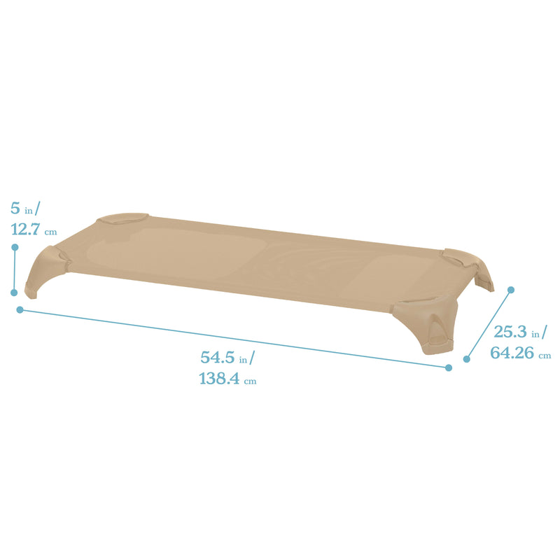 Stackable Cozy Cot with Blanket and Pillow Storage, Ready to Assemble, 6-Pack