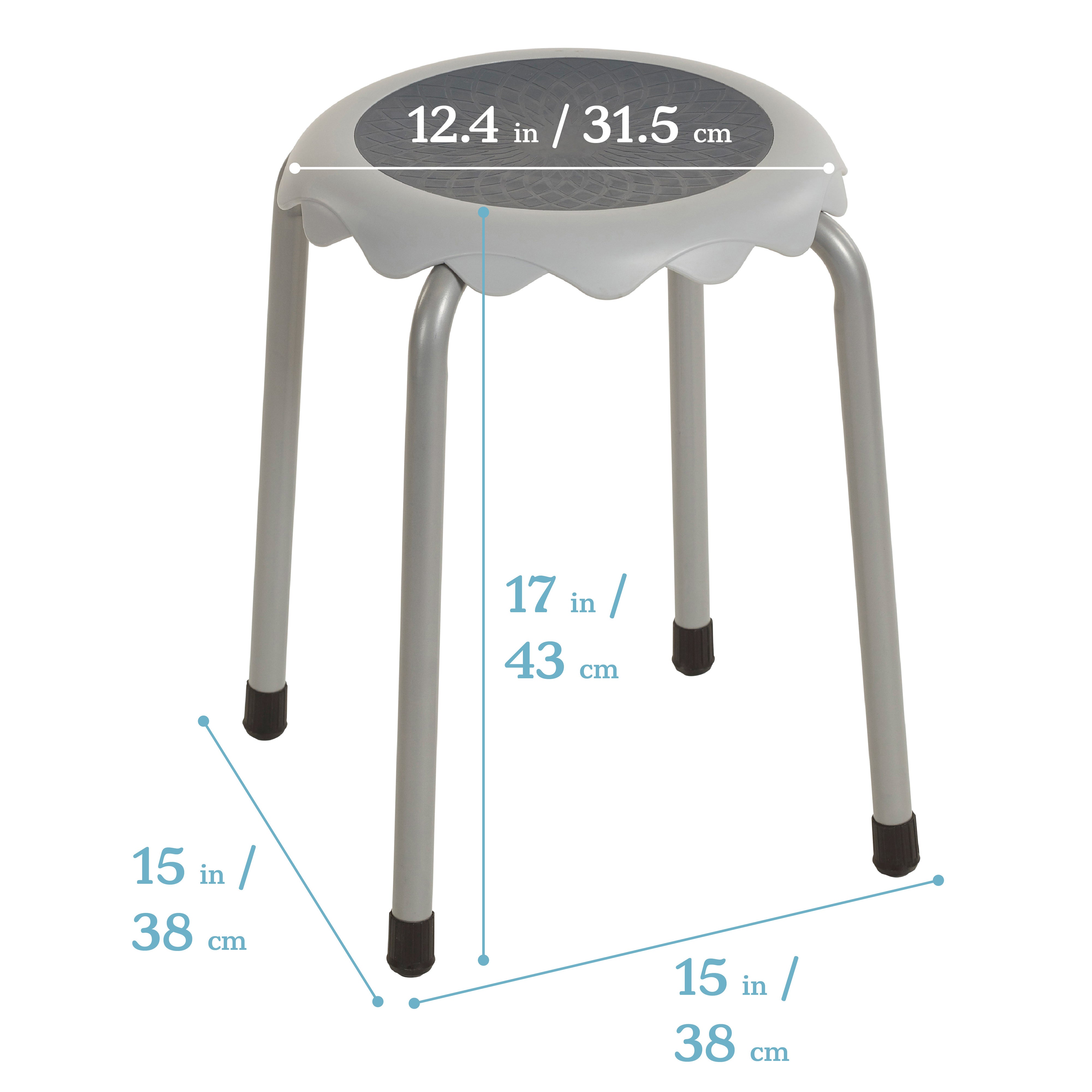 Daisy Stackable Stool Set, 8-Piece