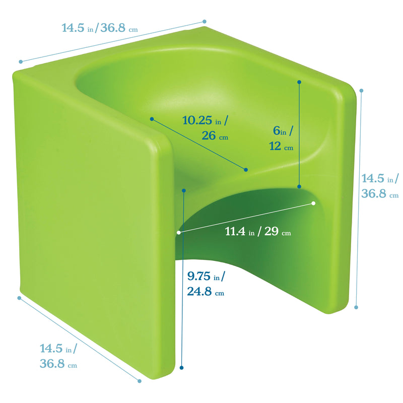 Tri-Me 3-In-1 Cube Chair, Kids Furniture