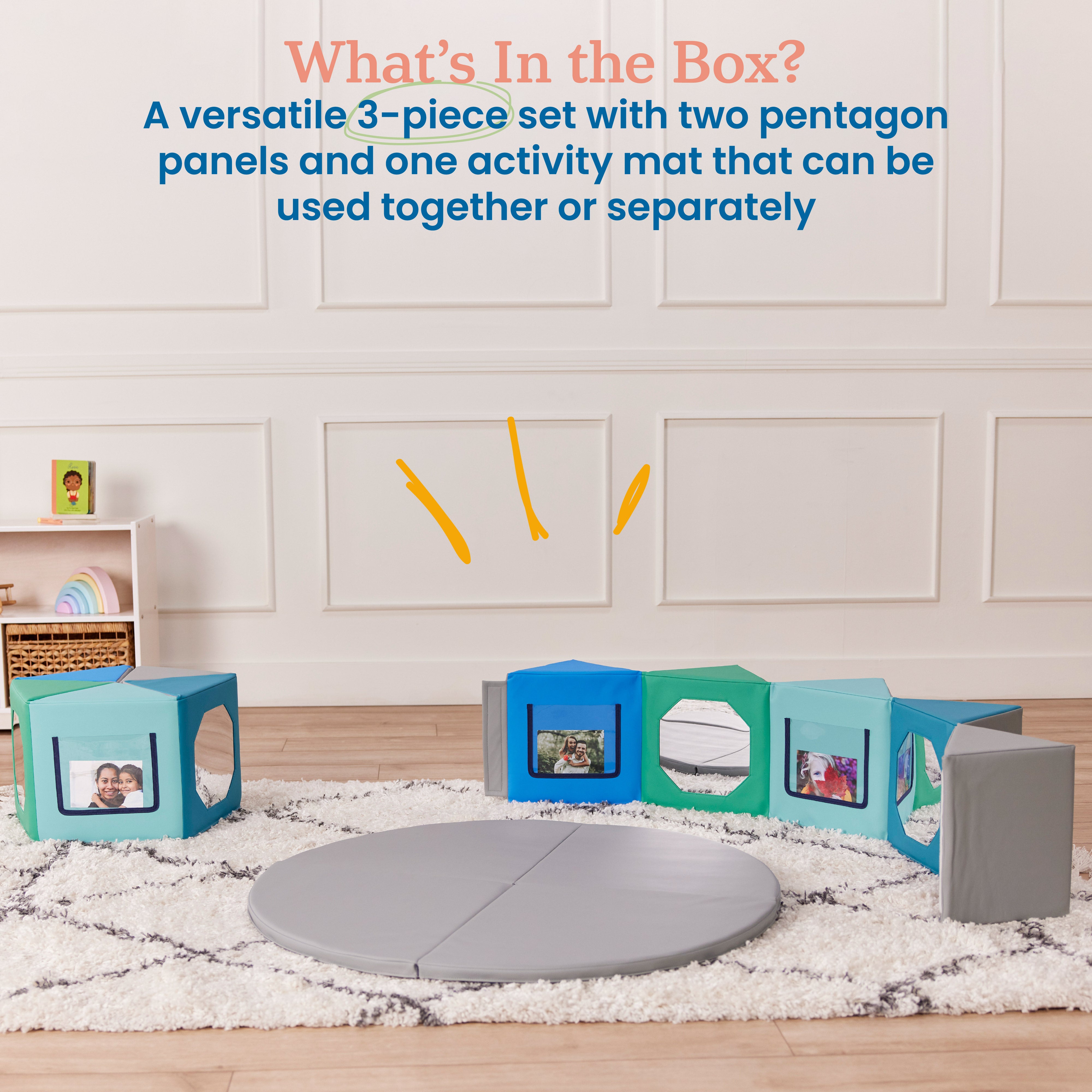 Wall of Mirrors, 3-Piece