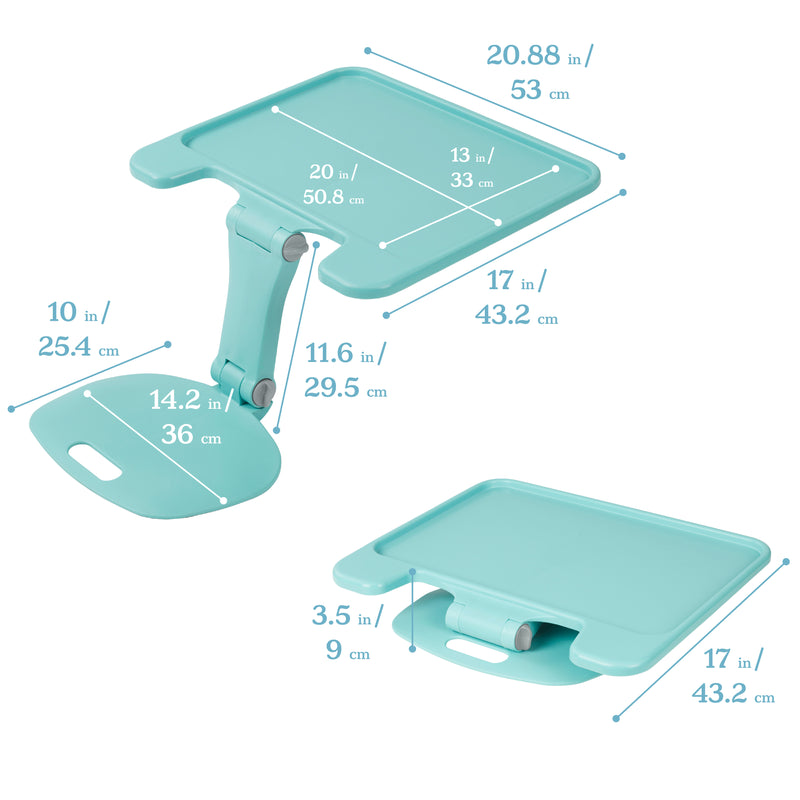 The Surf Folding Portable Lap Desk, Large, Flexible Seating