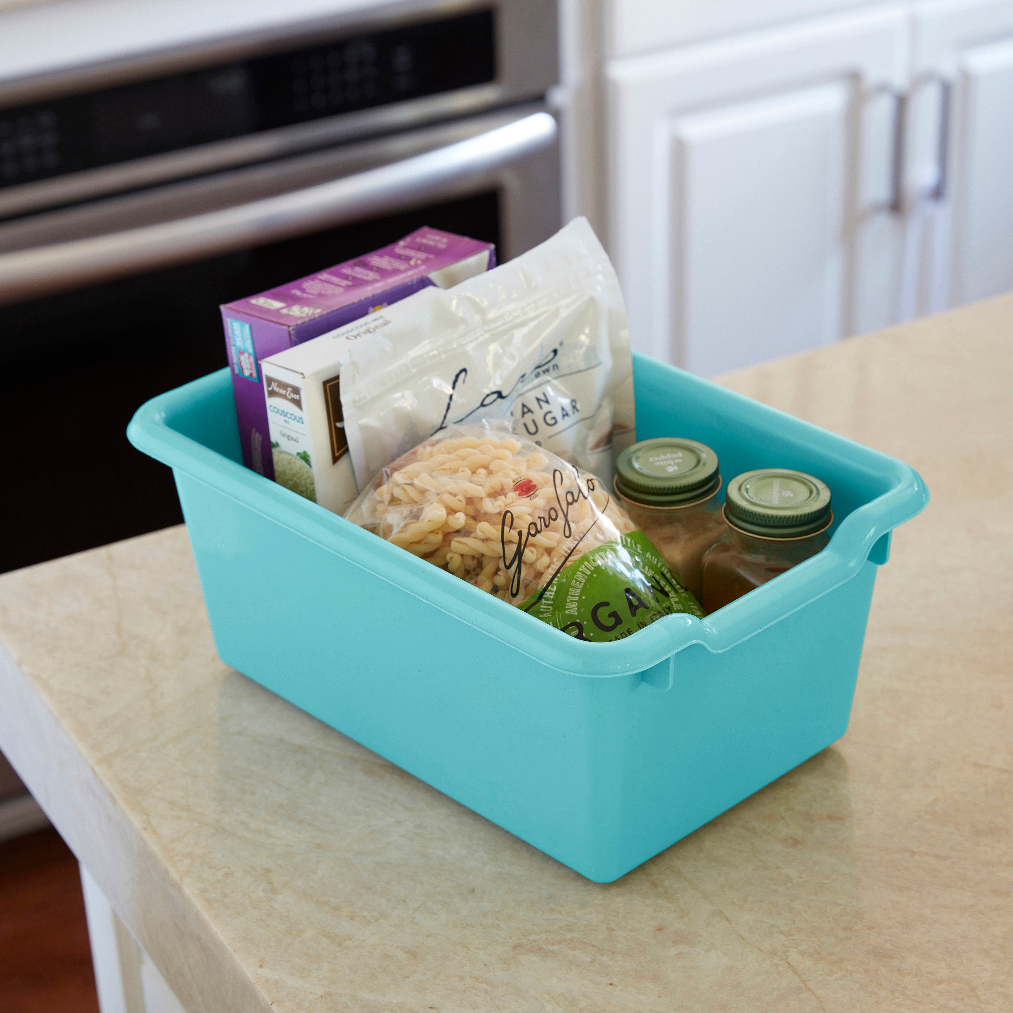 Scoop Front Storage Bins, Multipurpose Organization, 25-Pack