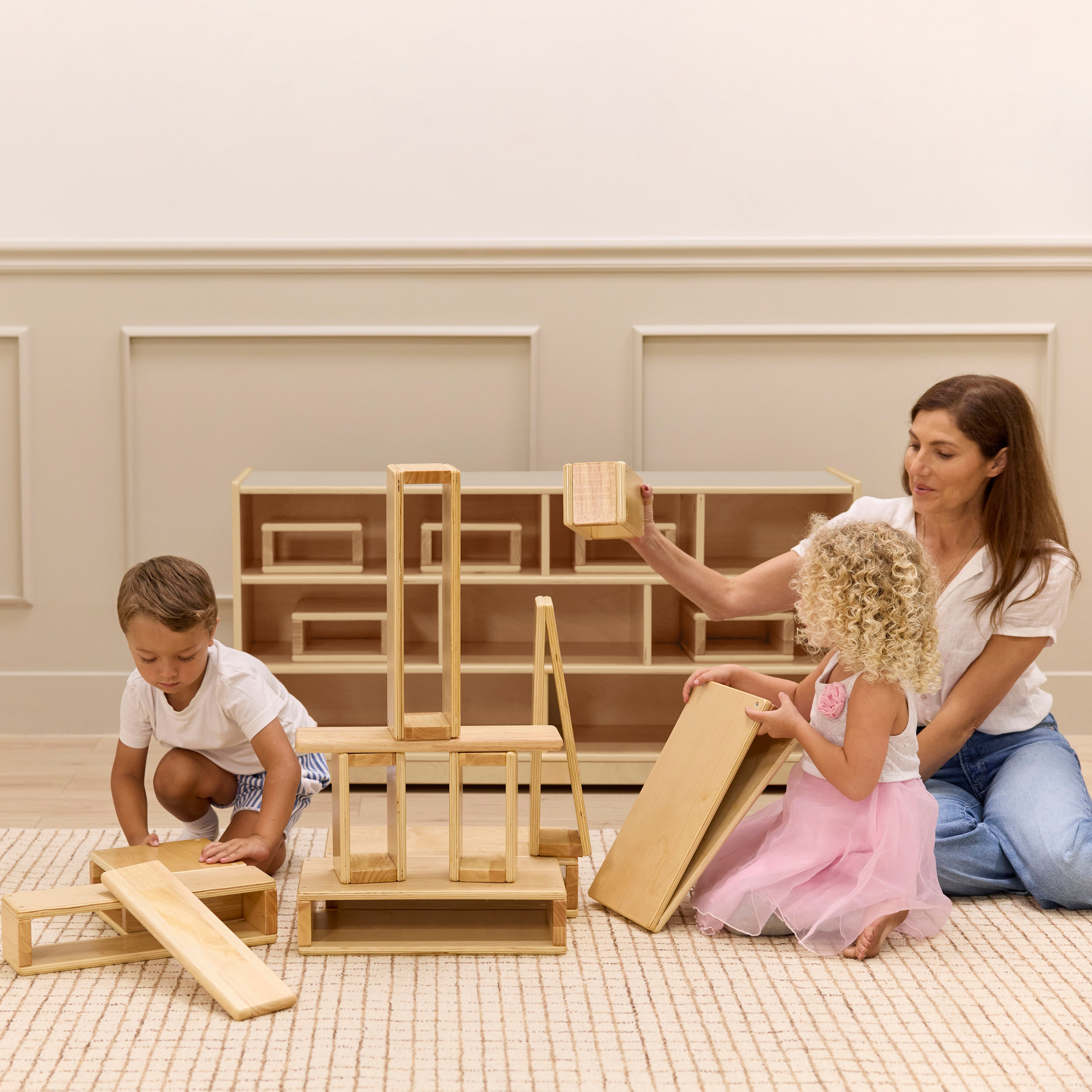 Mobile Block Storage Cabinet