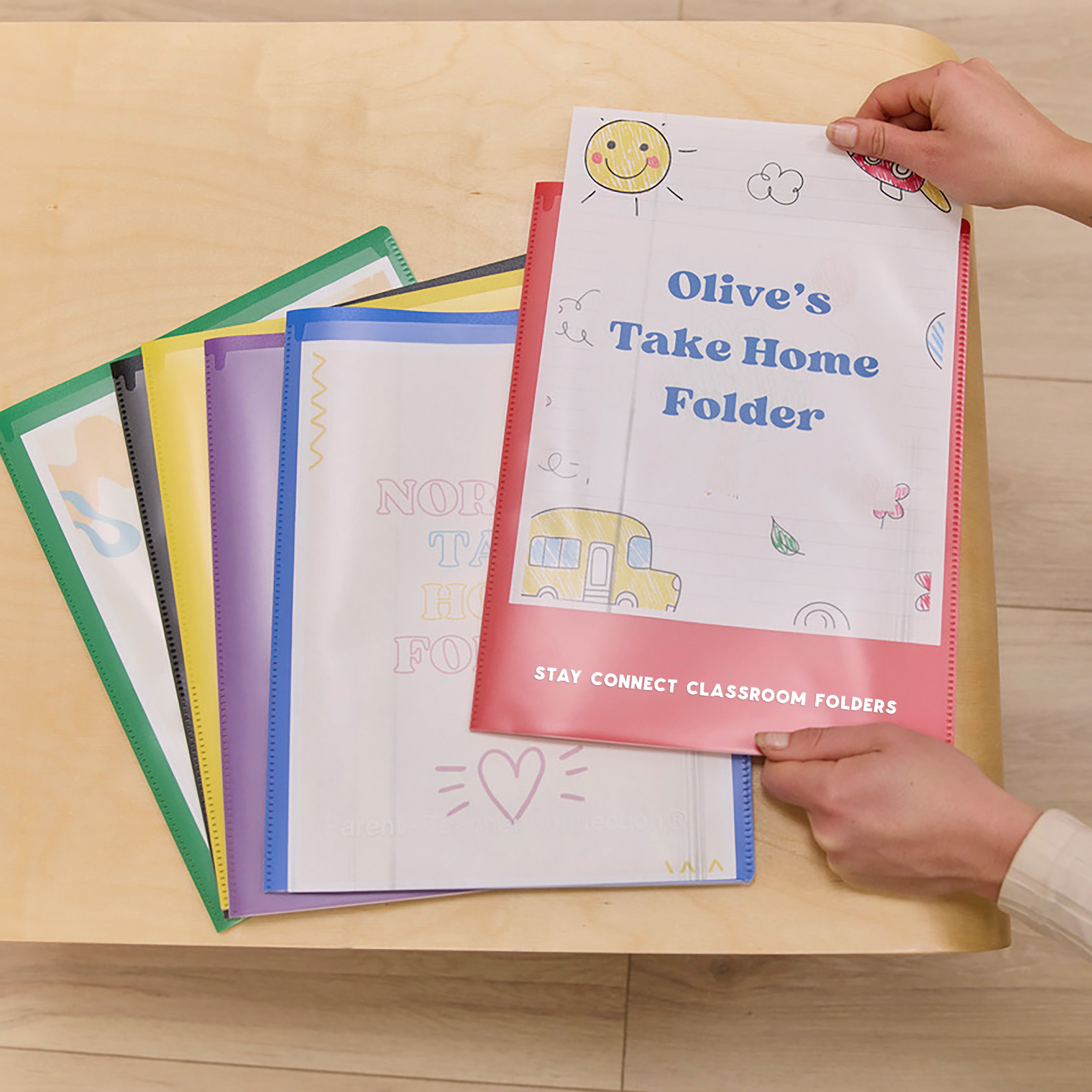 Stay Connect Classroom Folders, 36-Piece