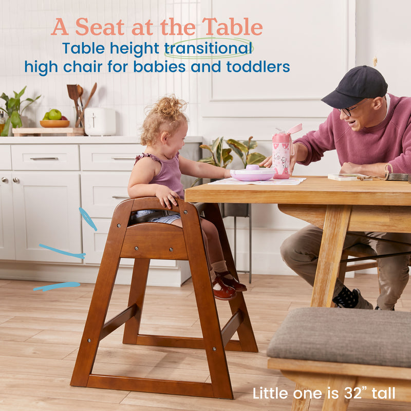 Transitional sales high chair