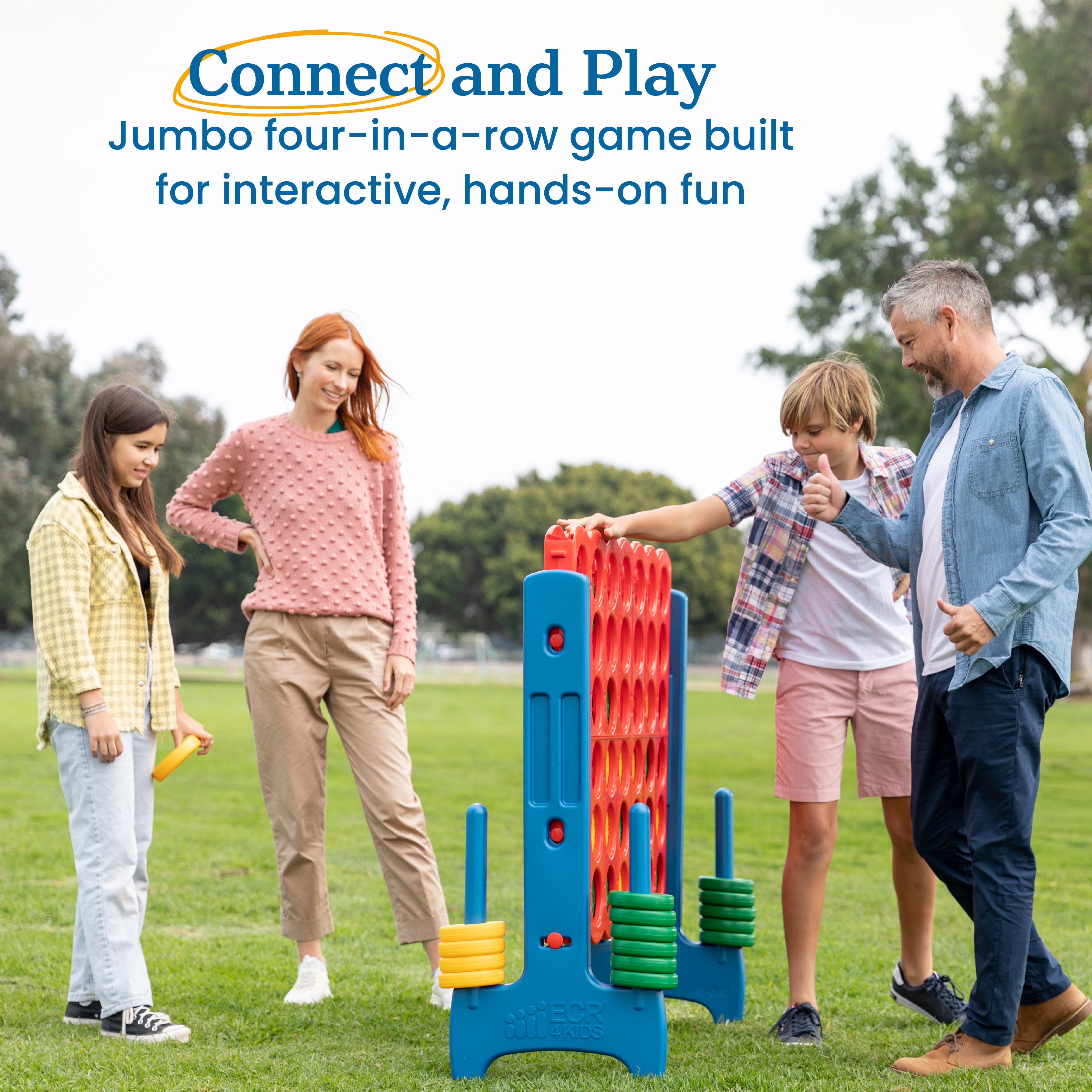Jumbo 4-To-Score Giant Lawn Game Set