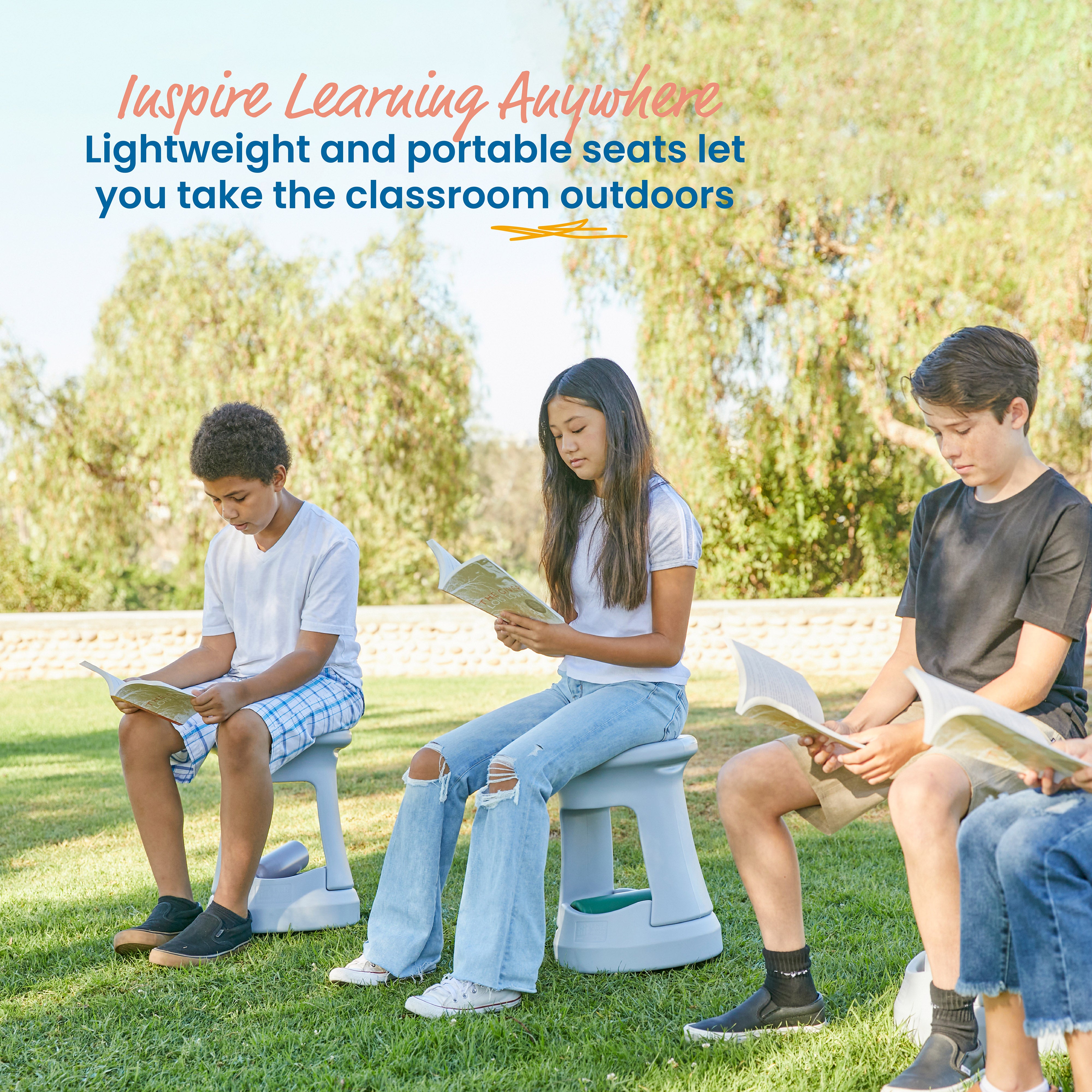 Storage Wobble Stool, 18in Seat Height