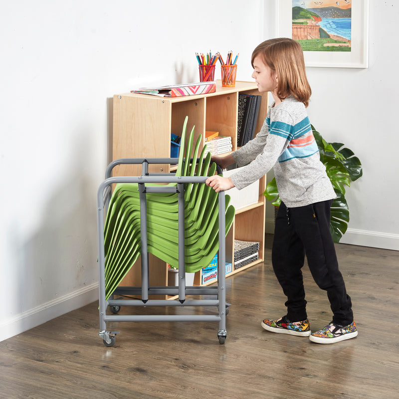 The Surf Mobile Storage Rack with 10 Surf Portable Desks Package, Classroom Flexible Seating