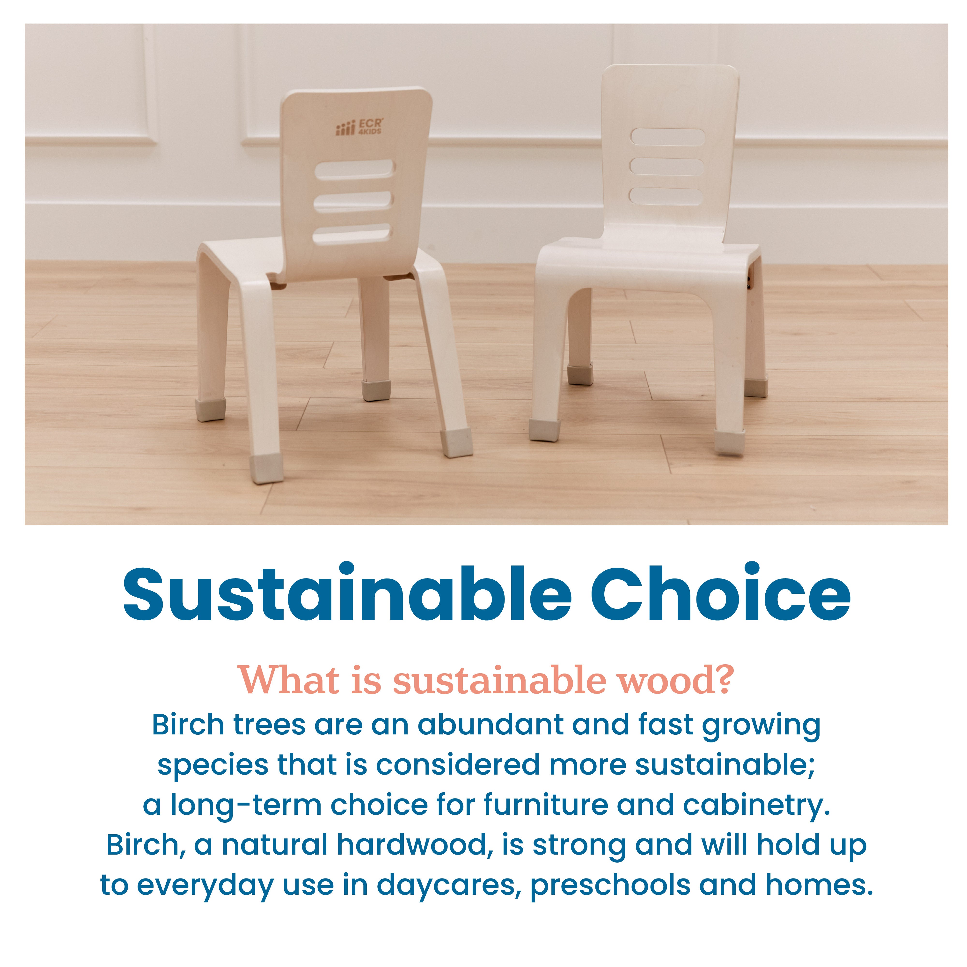 Bentwood Chair, 12in Seat Height, Stackable Seats, 2-Pack