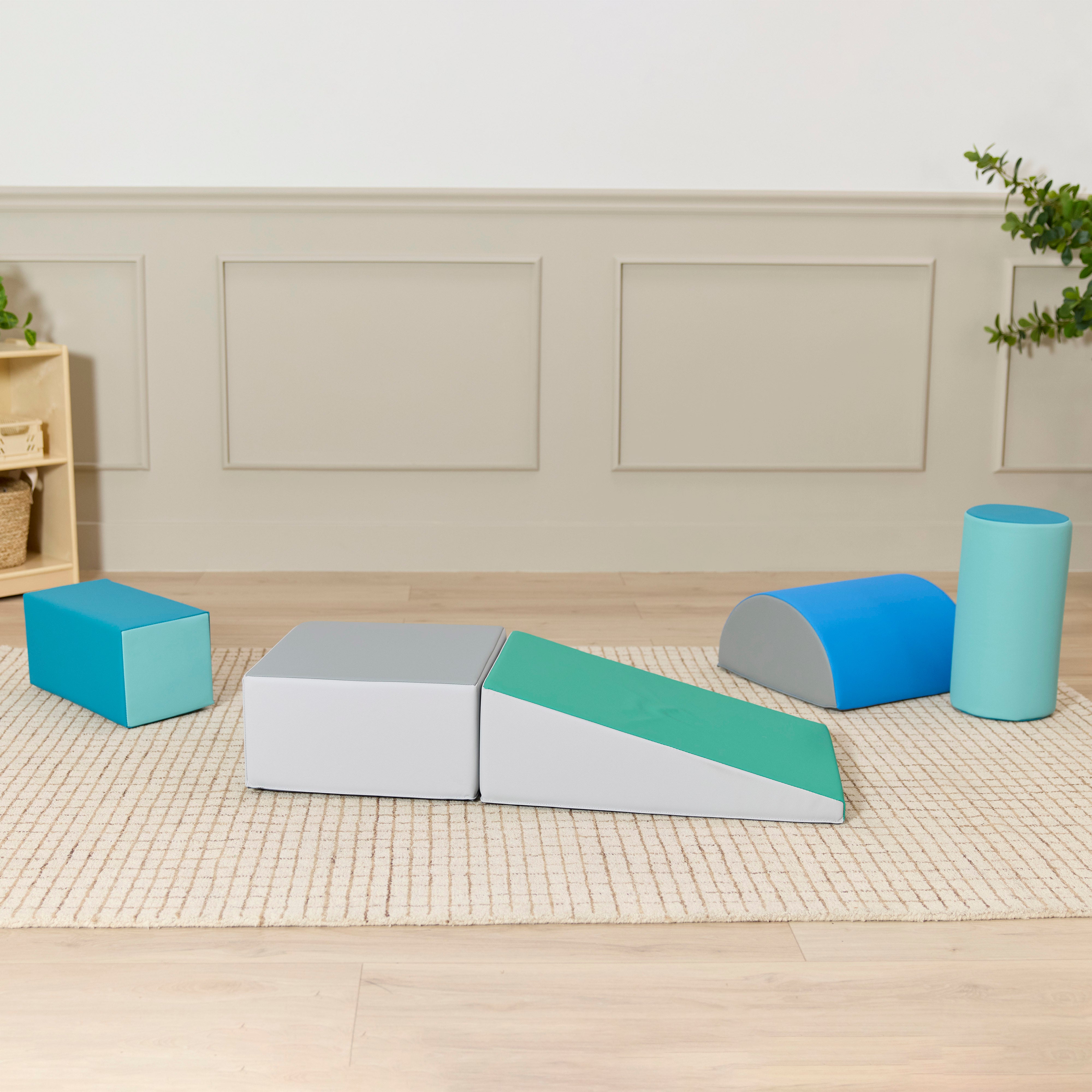 Step, Crawl and Slide Playset, 5-Piece