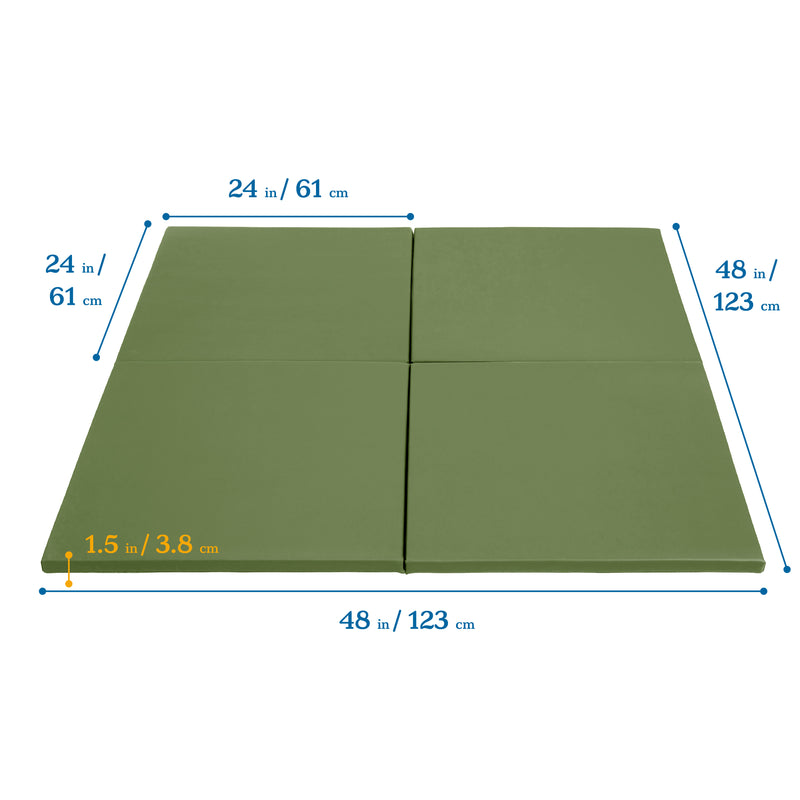 Play Patch Activity Mat Squares, Modular Playmat, 4-Pack