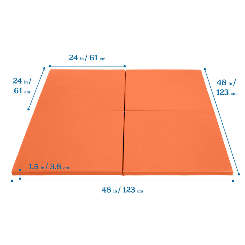 Play Patch Activity Mat Squares, Modular Playmat, 4-Pack