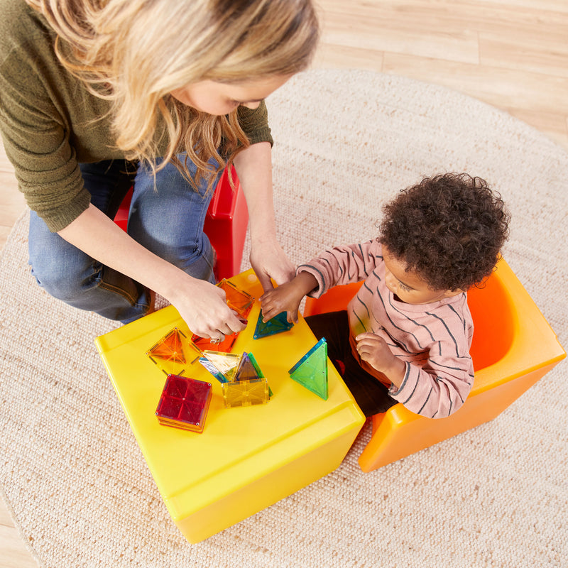 ECR4Kids Tri-Me 3-In-1 Cube Chair, Kids Furniture