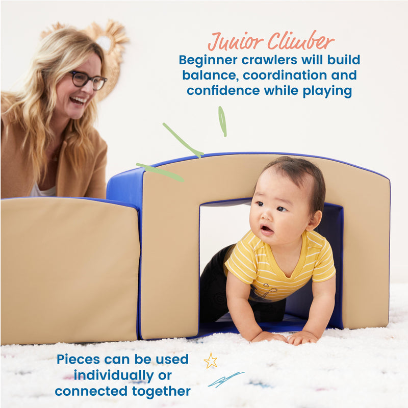 Junior Mix n' Match Tunnel and Bump, Beginner Playset, 2-Pack