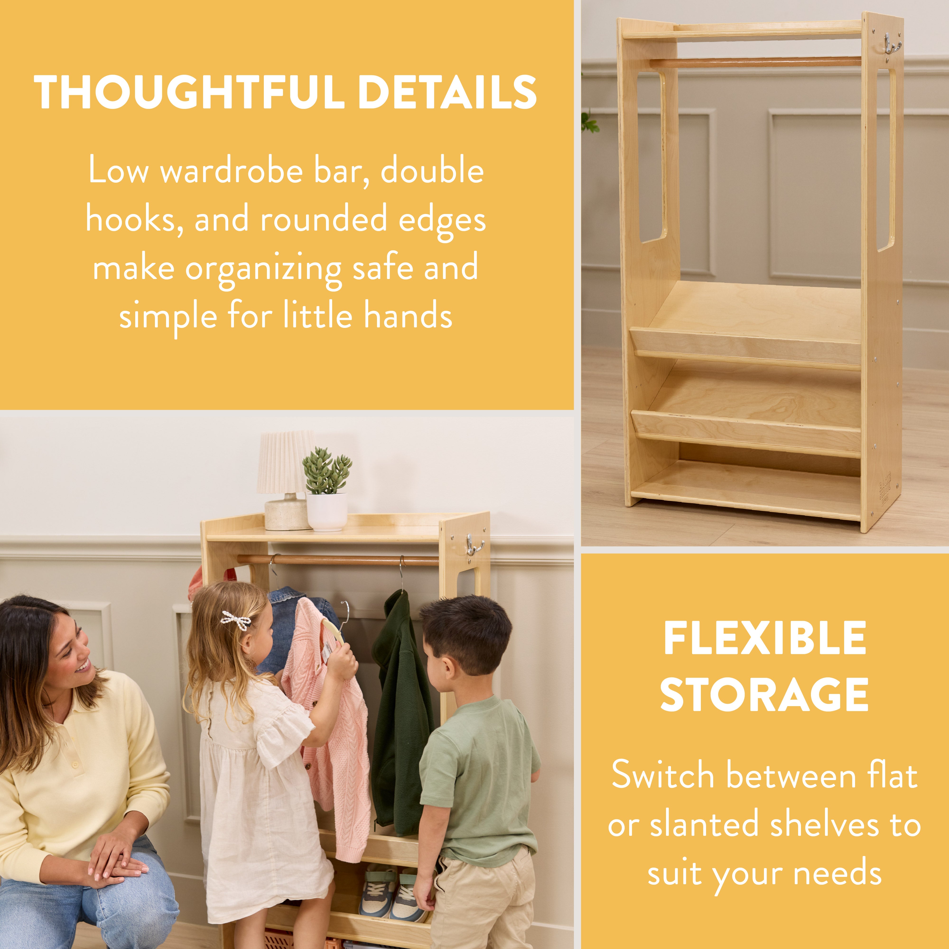 Dress-Up & Go Toddler Clothing Rack
