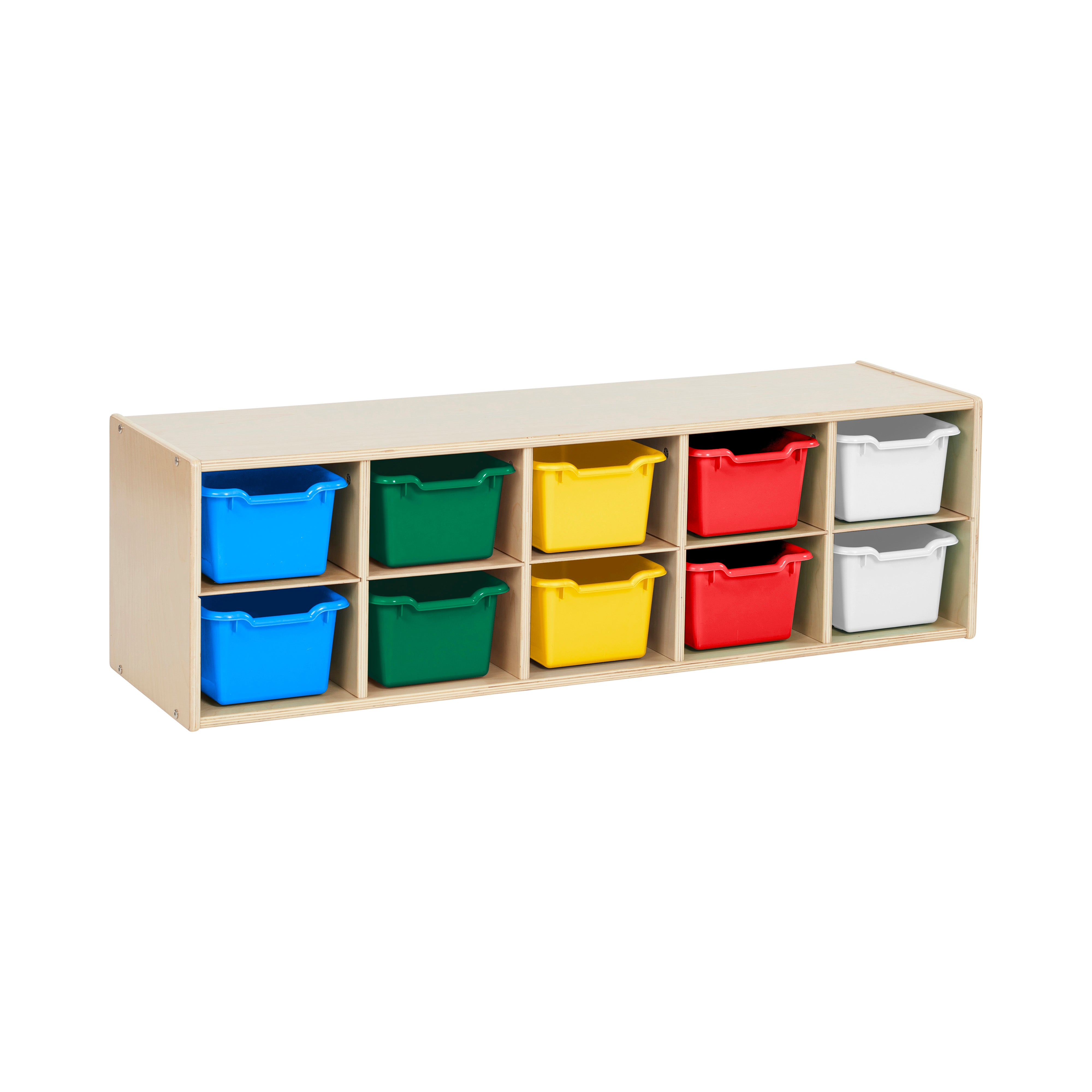 Streamline 10 Cubby  Tray Cabinet and 10 Scoop Front Bins, 2x5